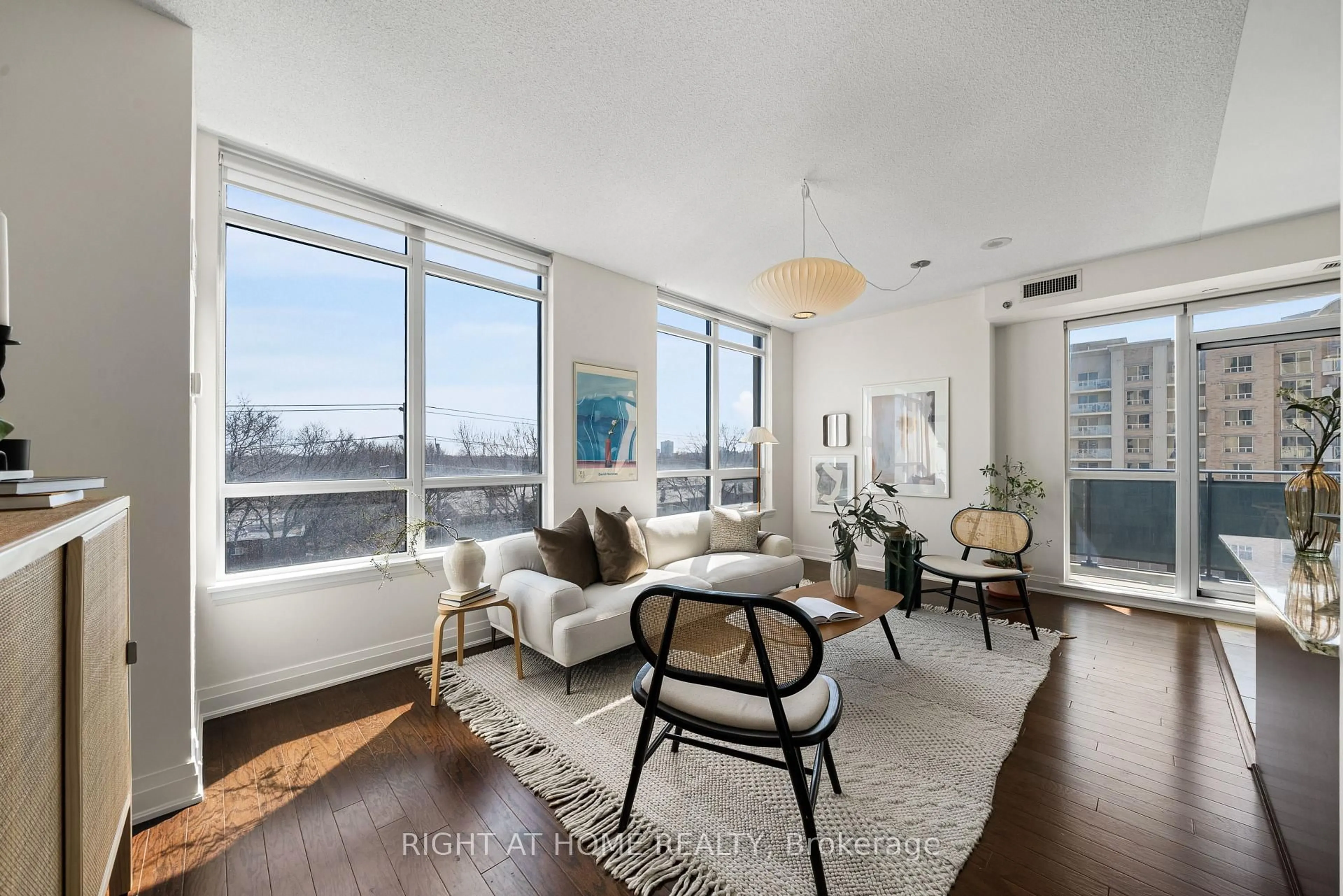 Living room with furniture, unknown for 520 Steeles Ave #611, Vaughan Ontario L4J 0H2