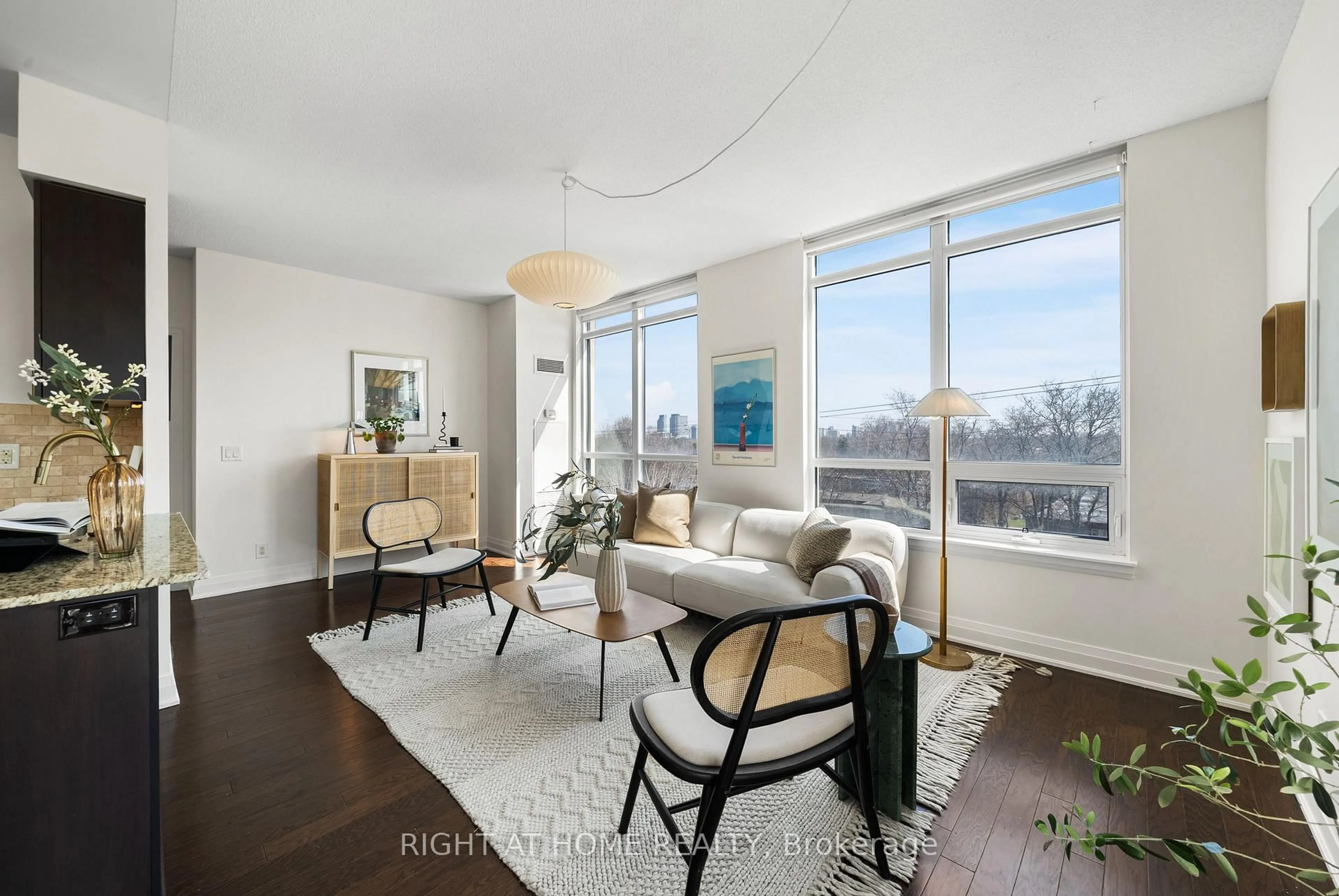 Living room with furniture, unknown for 520 Steeles Ave #611, Vaughan Ontario L4J 0H2