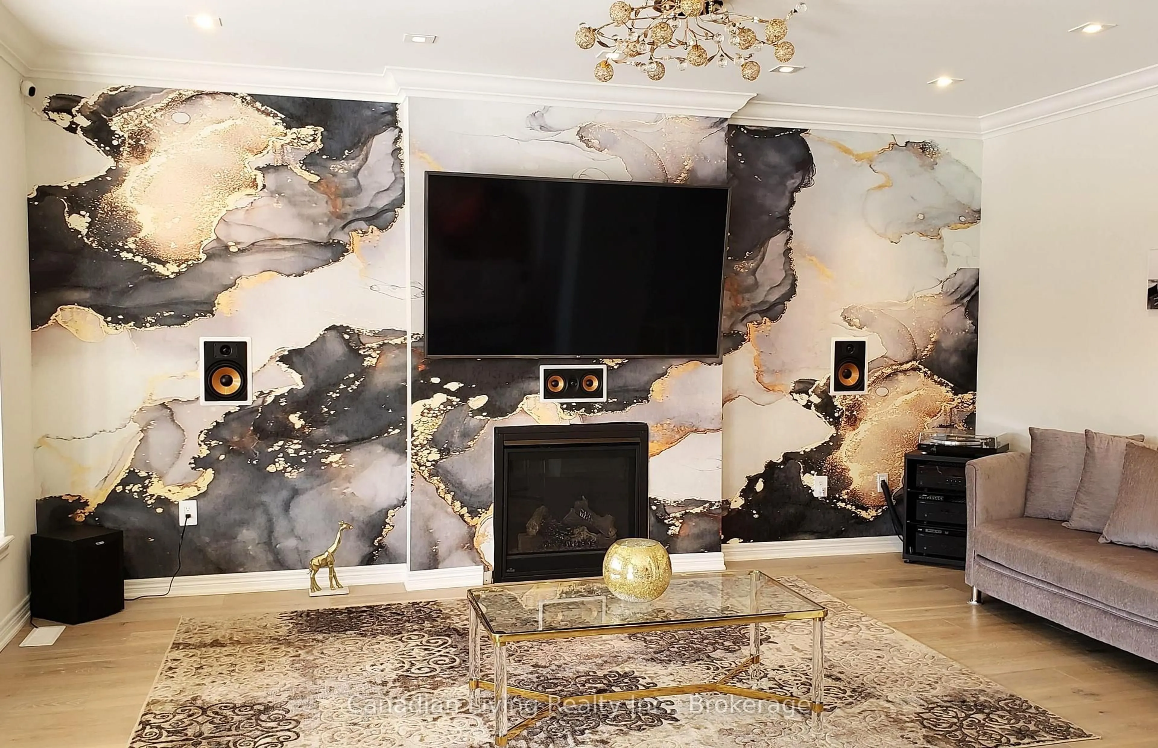 Home theater for 279 Baker Hill Blvd, Whitchurch-Stouffville Ontario L4A 4P8