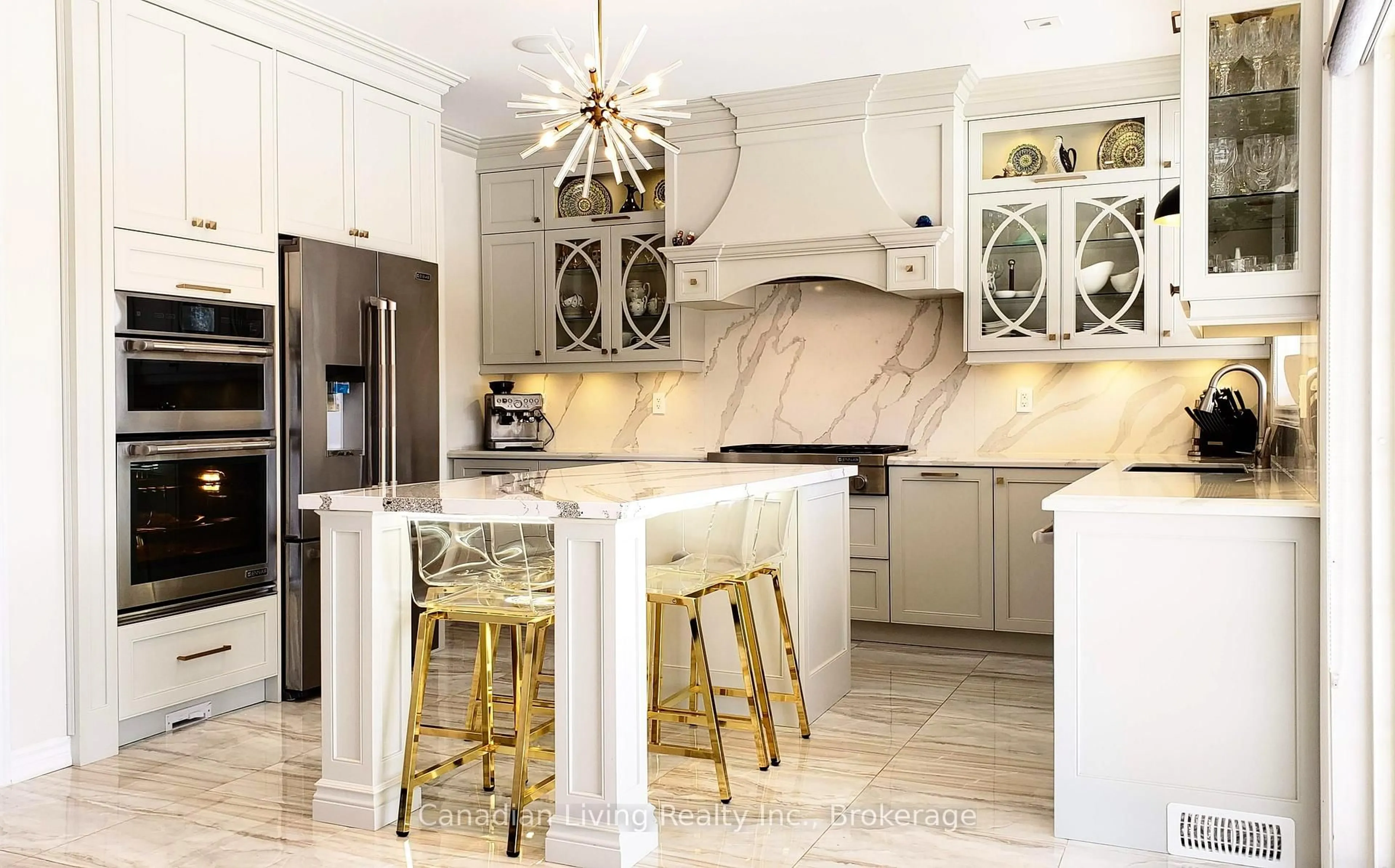 Contemporary kitchen, ceramic/tile floor for 279 Baker Hill Blvd, Whitchurch-Stouffville Ontario L4A 4P8