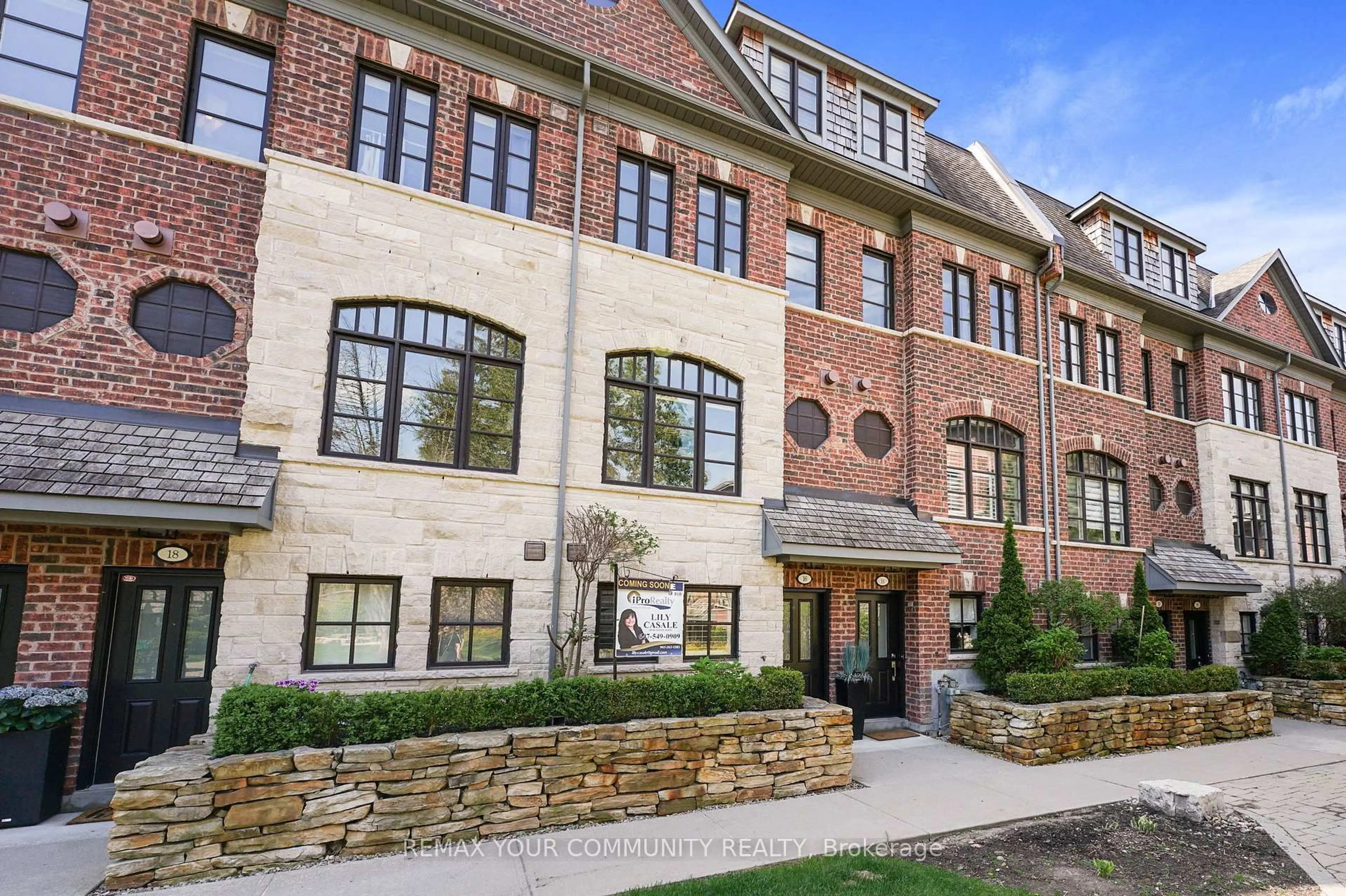 Home with brick exterior material, building for 16 Agar Lane, Vaughan Ontario L4L 0C5