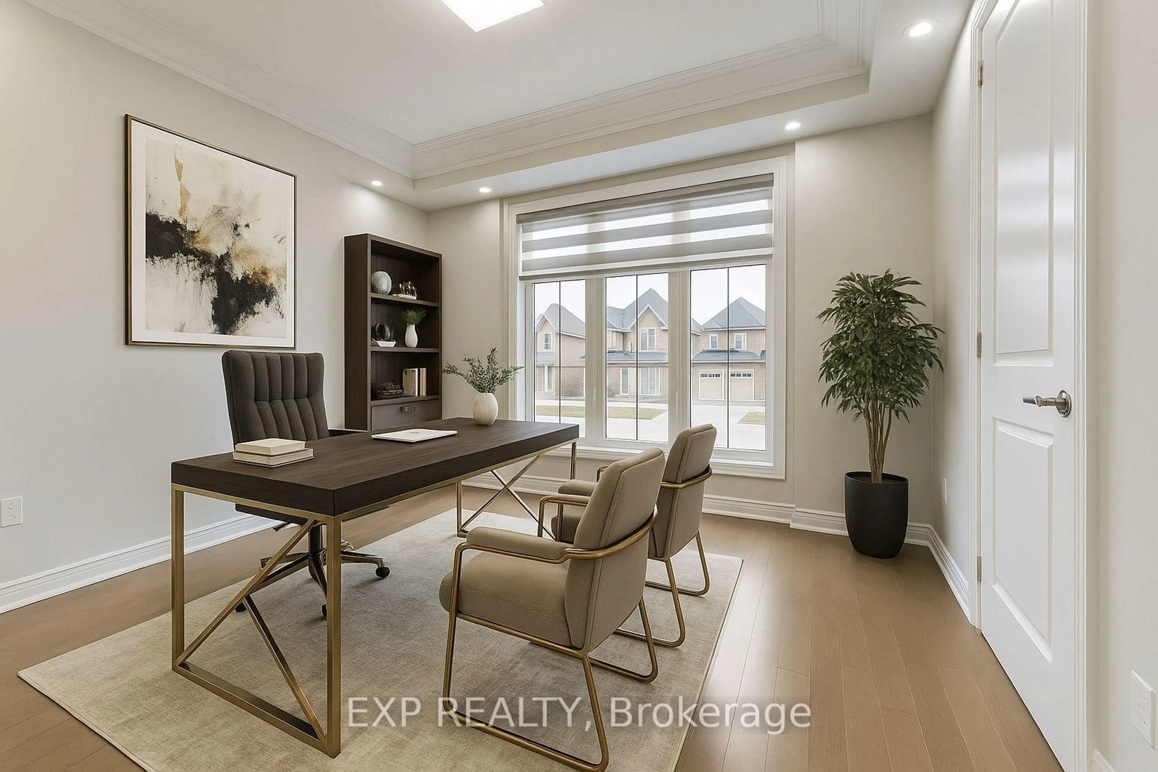 Dining room, wood/laminate floor for 1466 Broderick St, Innisfil Ontario L9S 4W1