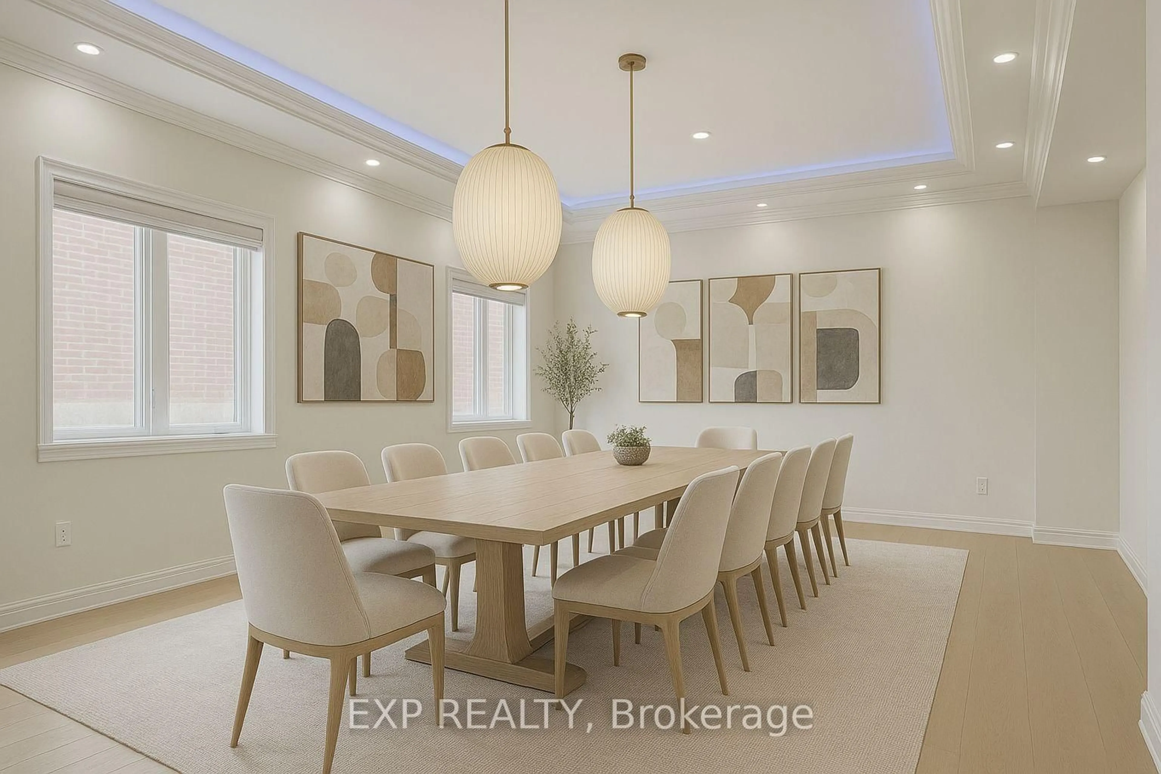 Dining room, ceramic/tile floor for 1466 Broderick St, Innisfil Ontario L9S 4W1