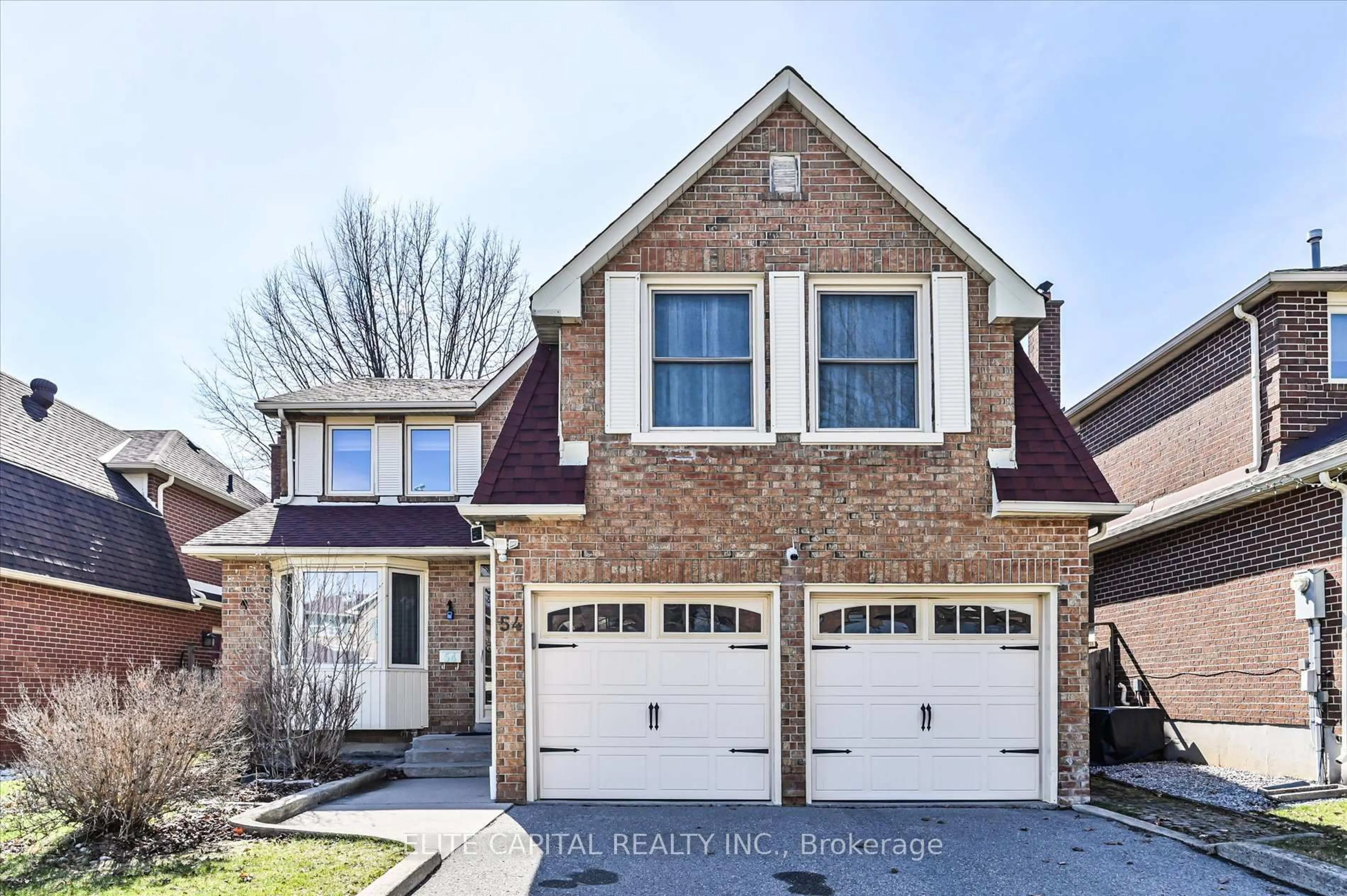 Home with brick exterior material, street for 54 BAUER Cres, Markham Ontario L3R 4H4