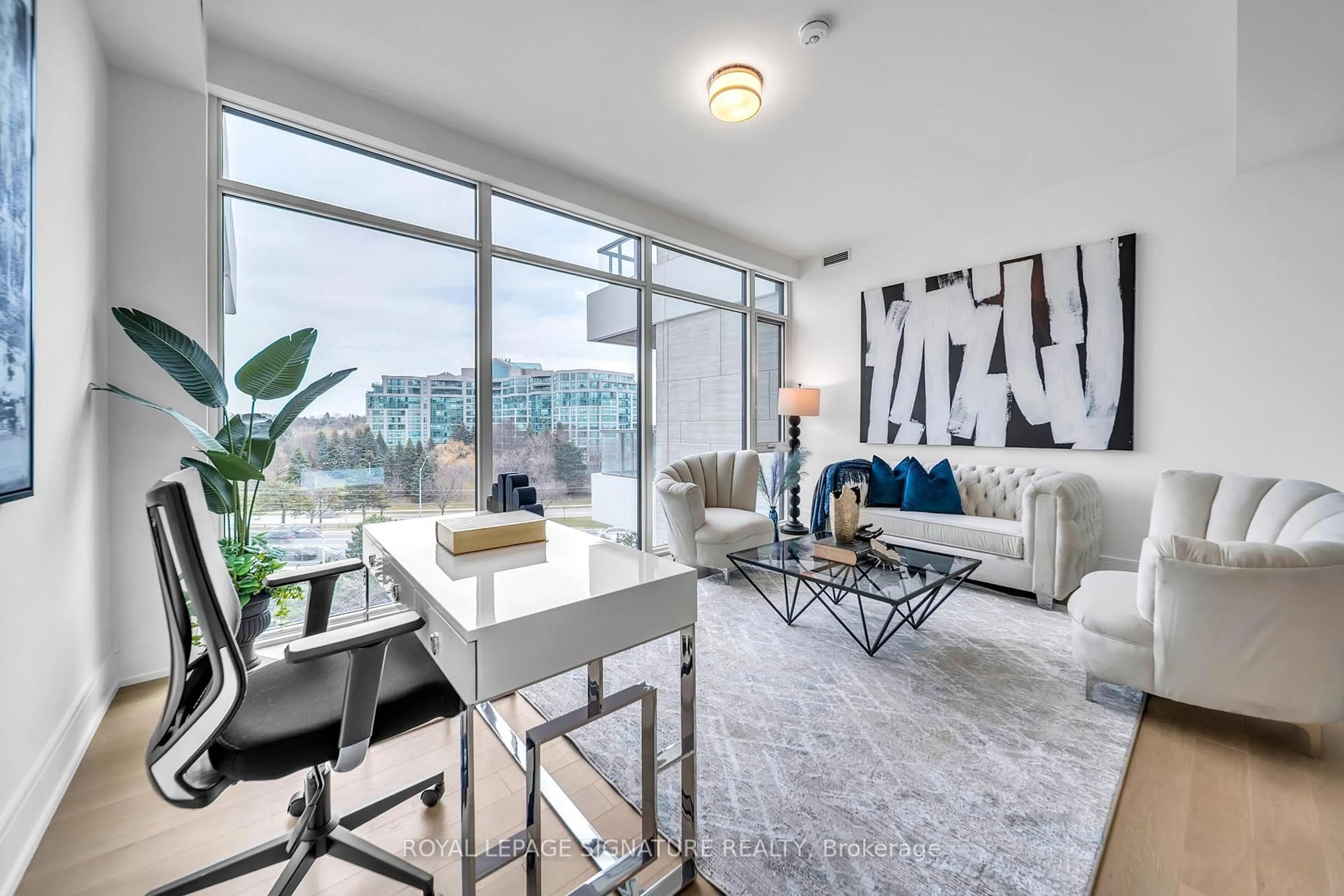 Living room with furniture, unknown for 399 Royal Orchard Blvd #617, Markham Ontario L3T 0H3