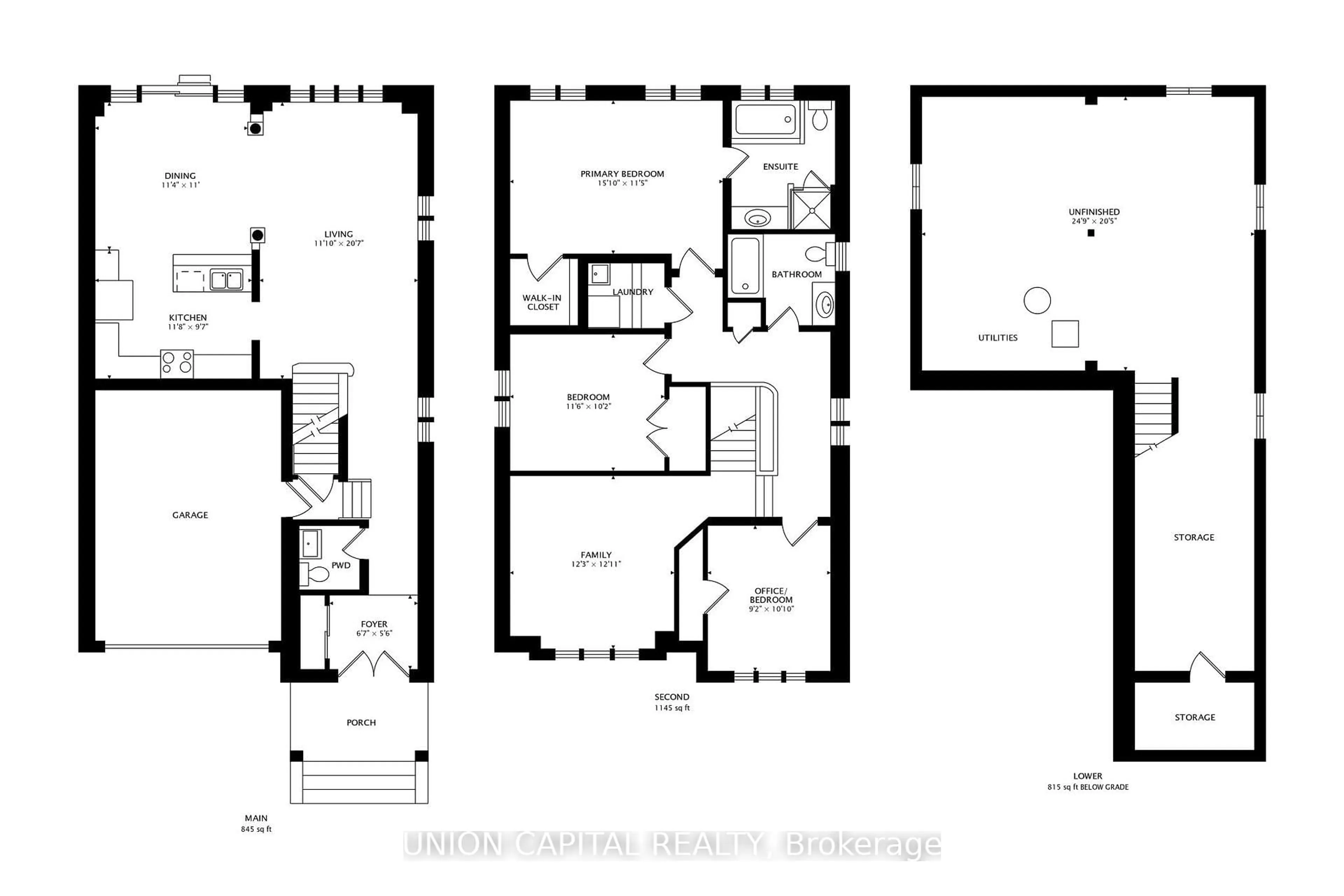 Floor plan for 67 Win Timbers Cres, Whitchurch-Stouffville Ontario L4A 0Y9