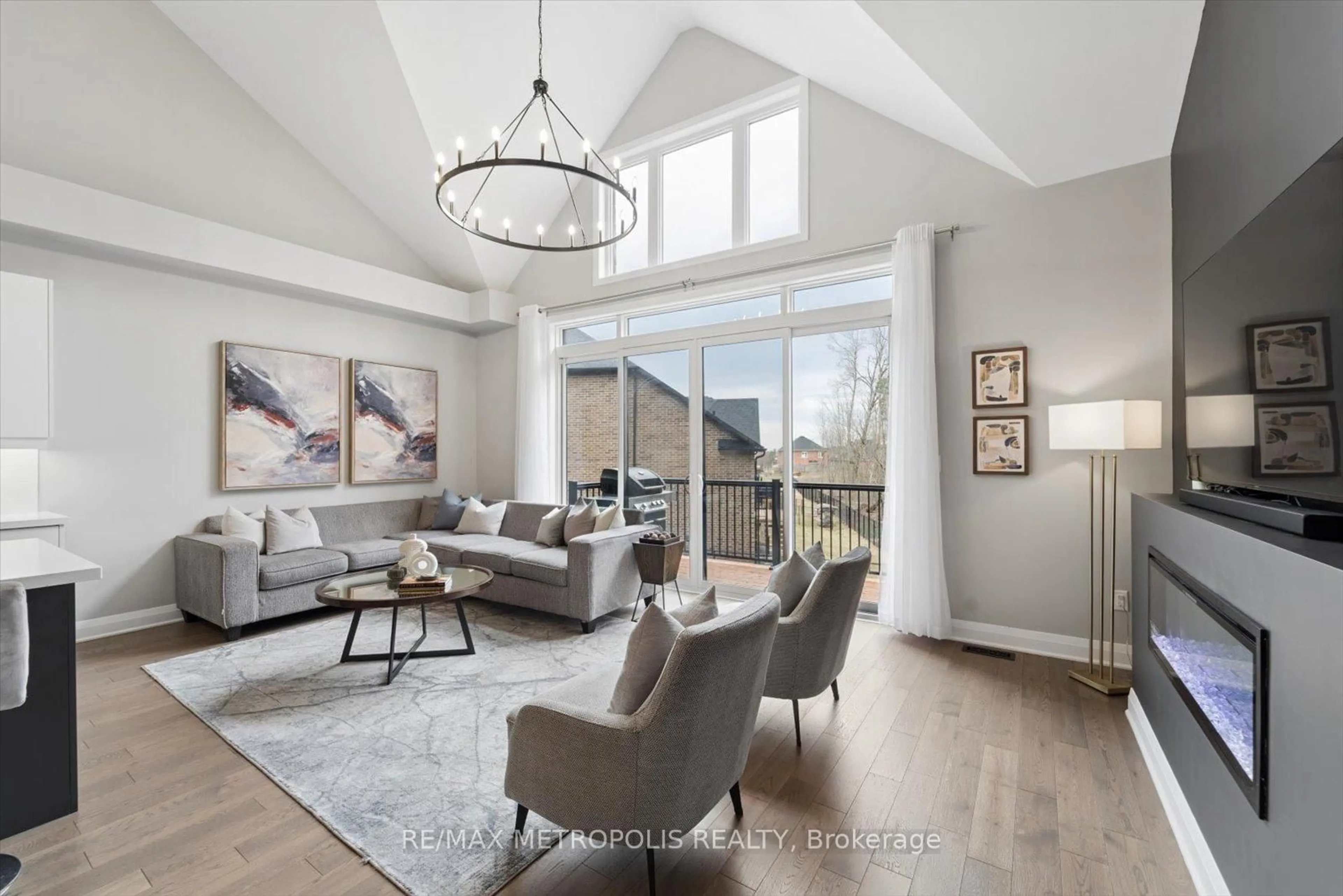 Living room with furniture, unknown for 19 Vern Robertson Gate, Uxbridge Ontario L9P 0R9