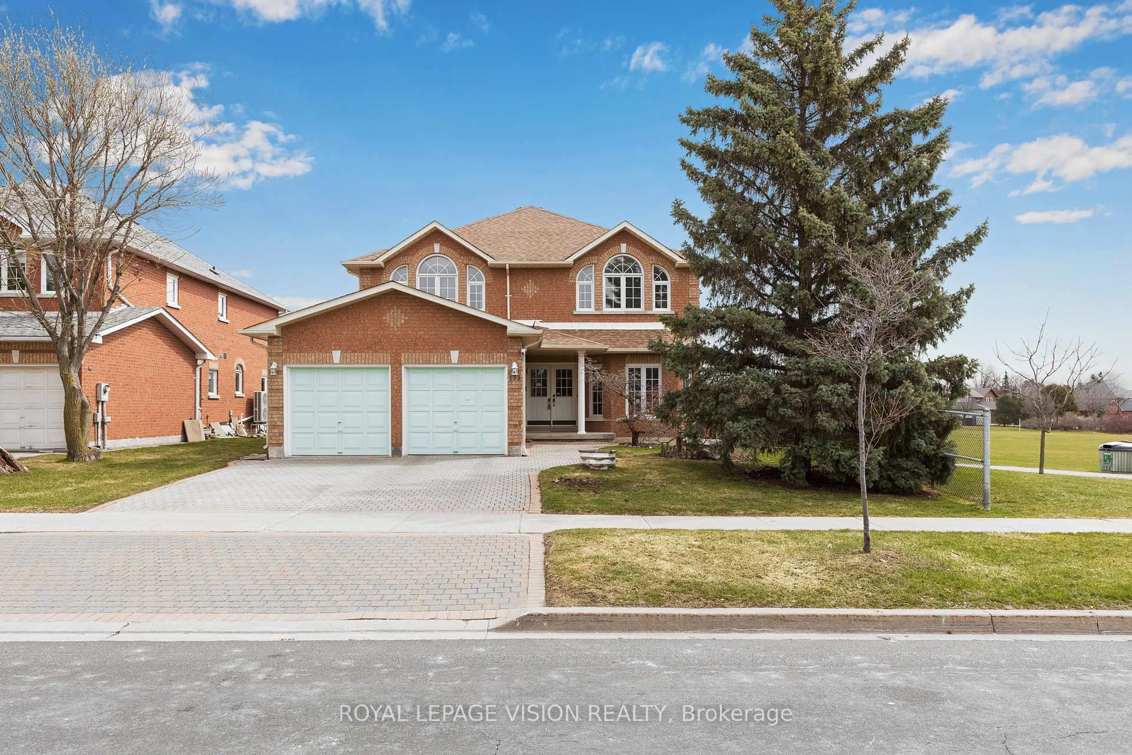 Home with brick exterior material, street for 173 Manhattan Dr, Markham Ontario L3P 7S1
