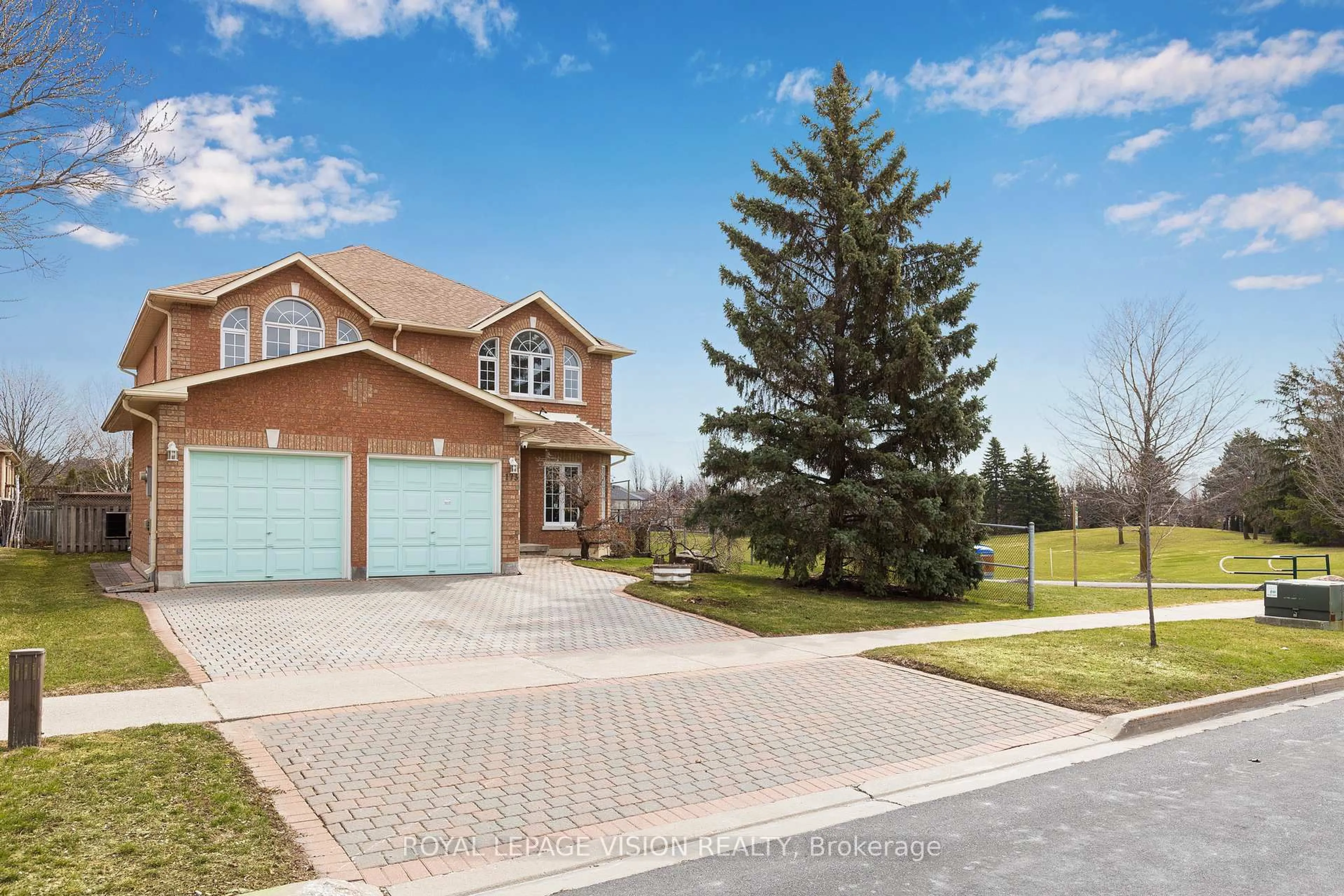 Home with brick exterior material, street for 173 Manhattan Dr, Markham Ontario L3P 7S1