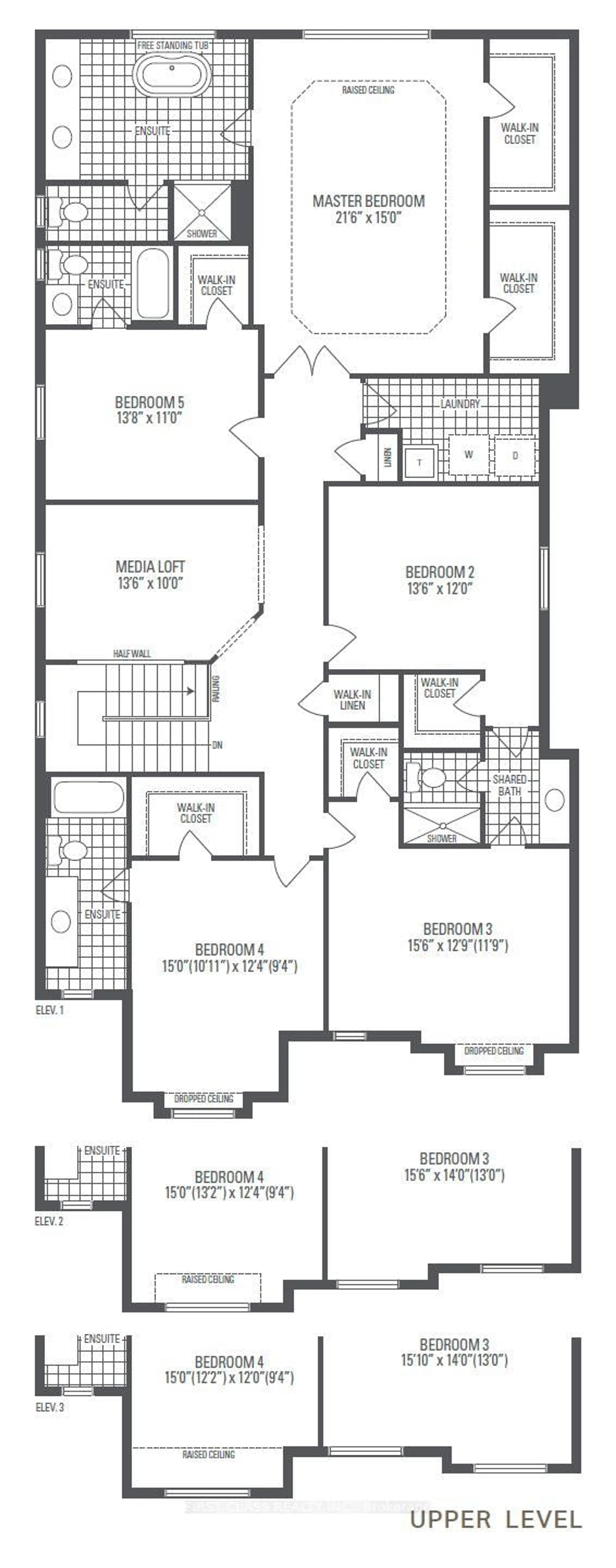 Floor plan for LOT 123 Big Willow Cres, Richmond Hill Ontario L4E 3R4