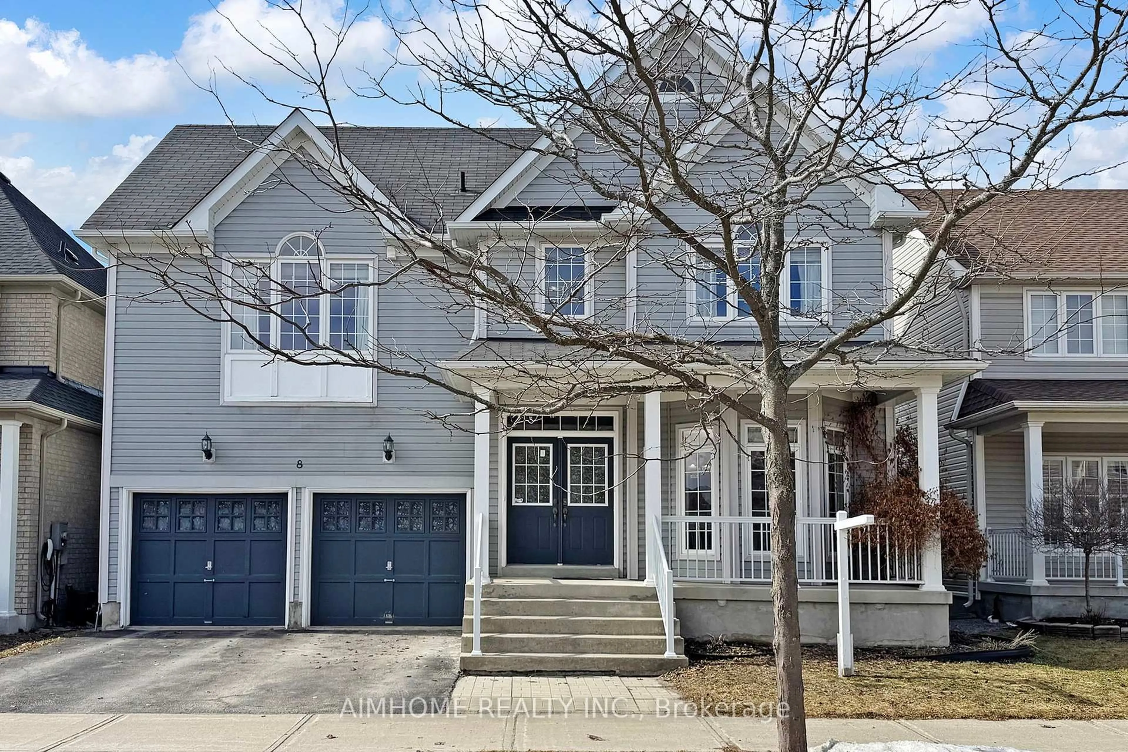 Home with vinyl exterior material, street for 8 Brookhurst Ave, Georgina Ontario L4P 0B4