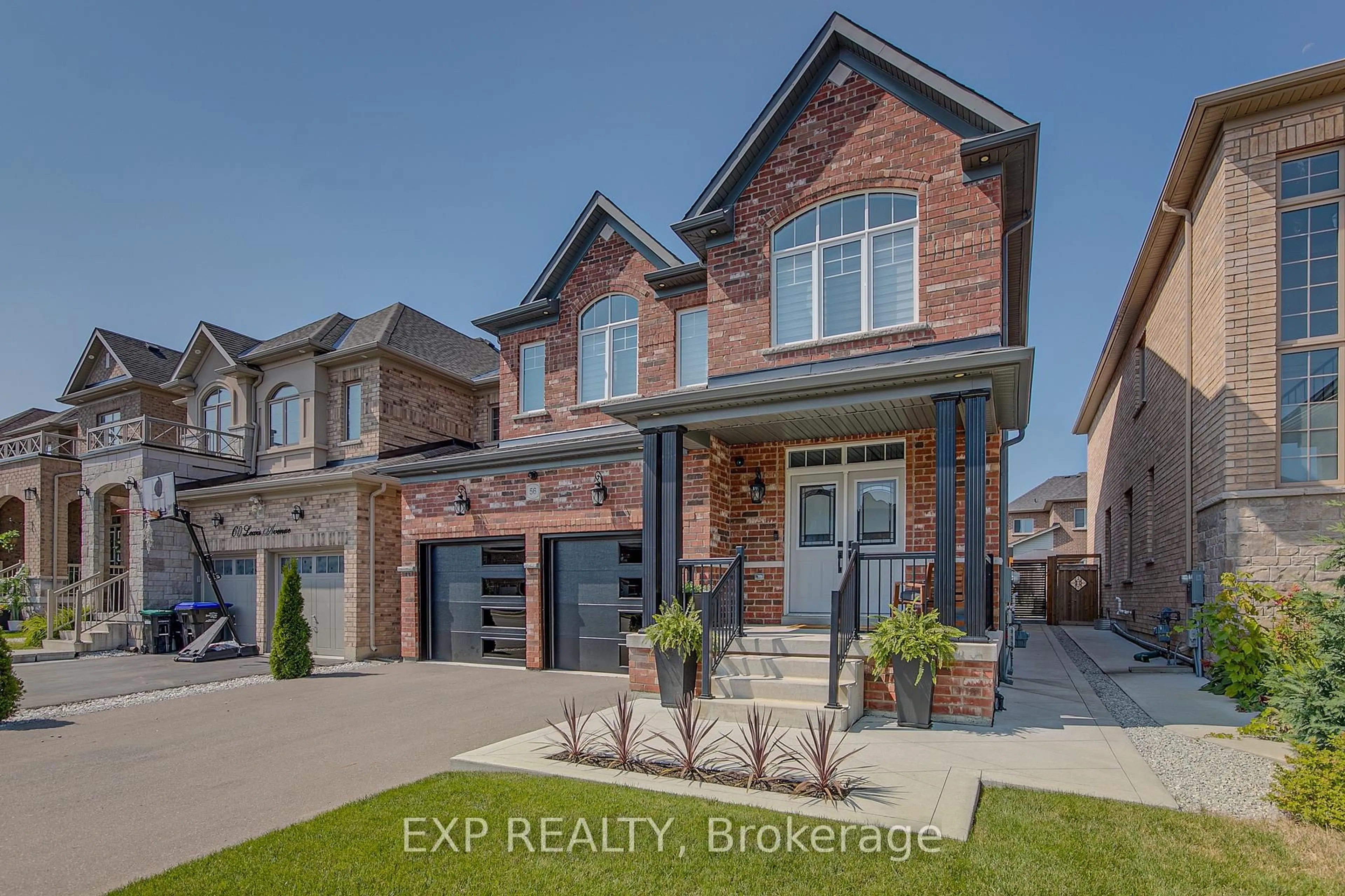 Home with brick exterior material, street for 56 Lewis Ave, Bradford West Gwillimbury Ontario L3Z 0X2
