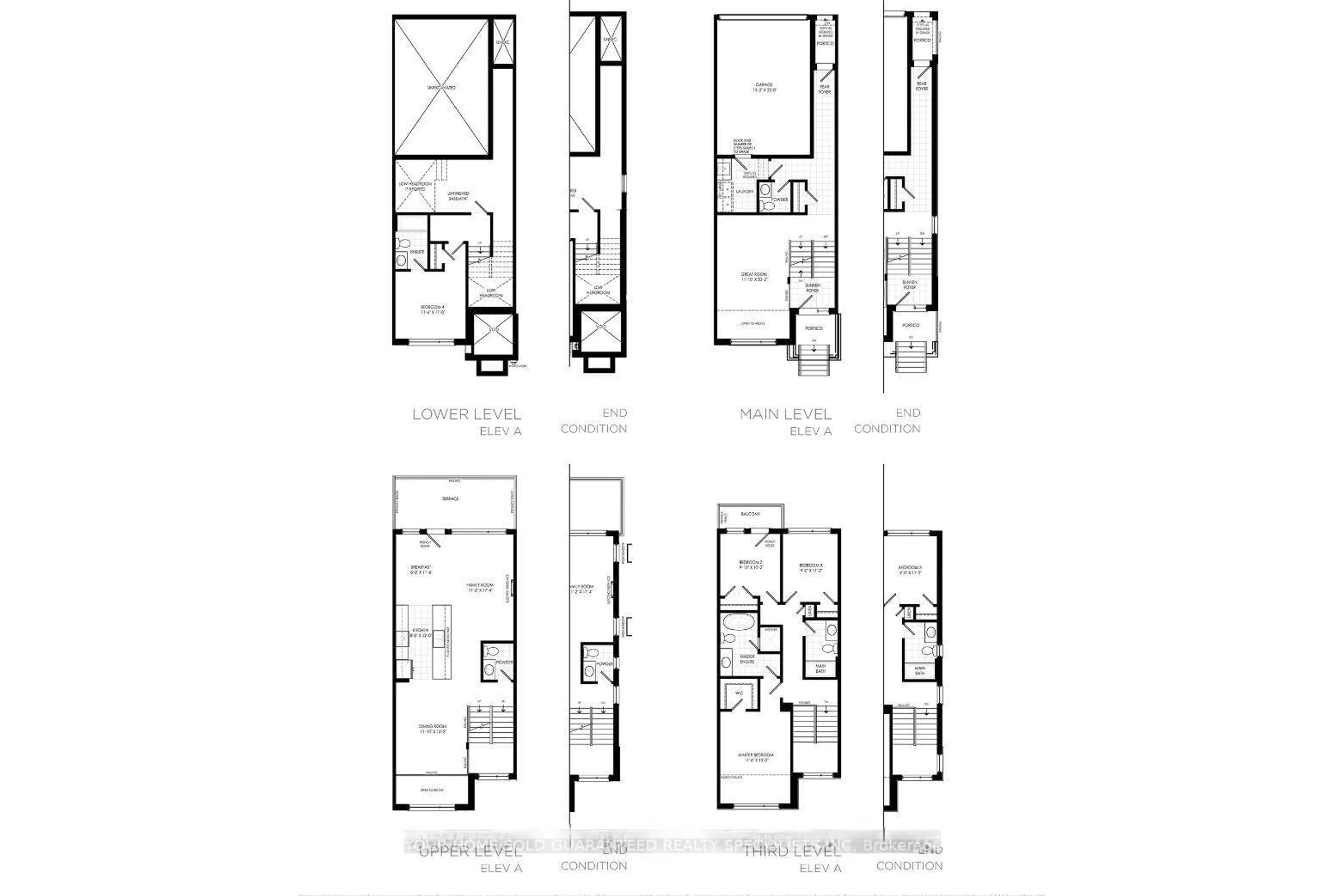 Floor plan for 14 Bennington Rd, Newmarket Ontario L3X 0M8