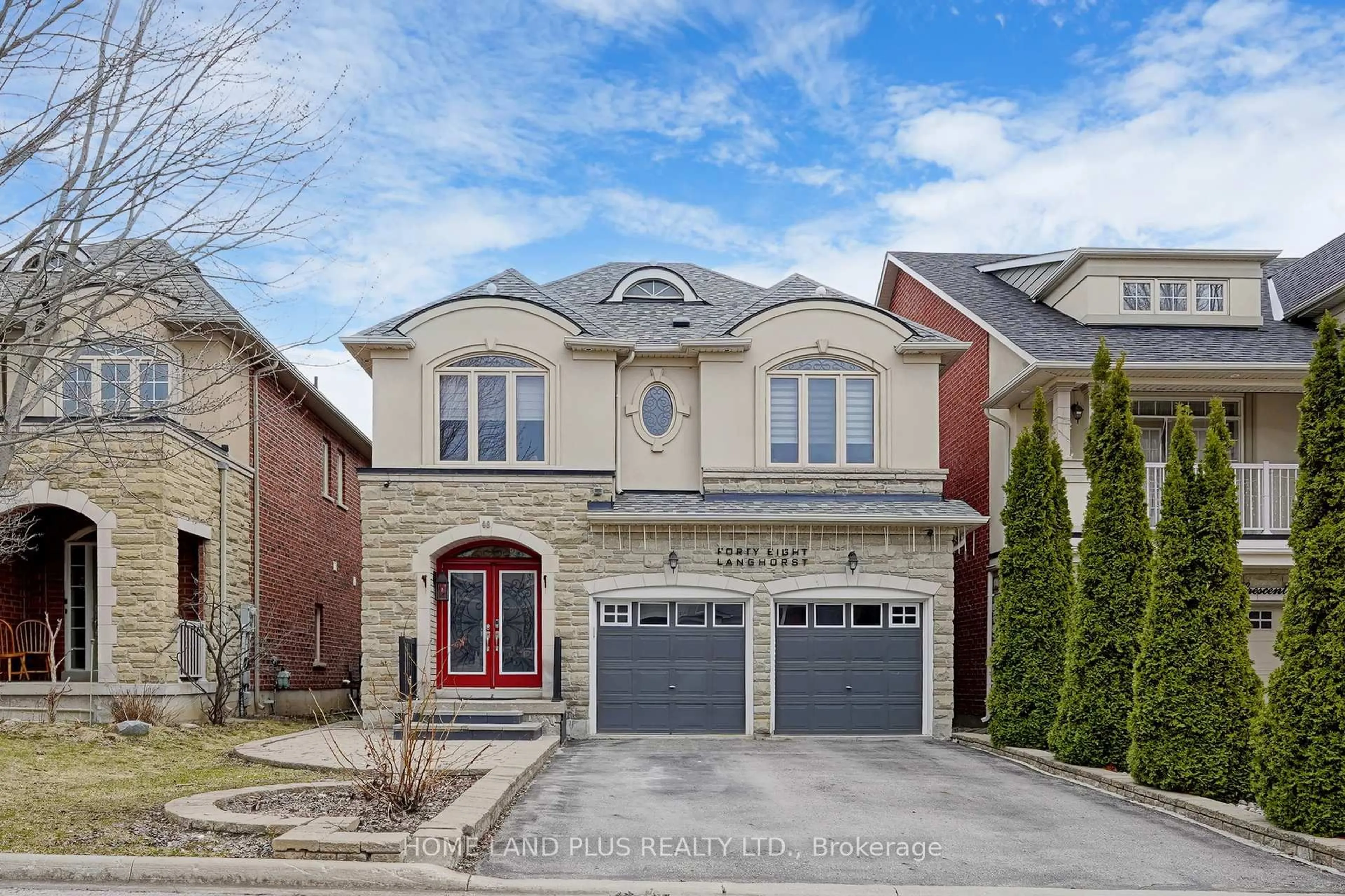 Home with brick exterior material, street for 48 Langhorst Cres, Richmond Hill Ontario L4E 0A9