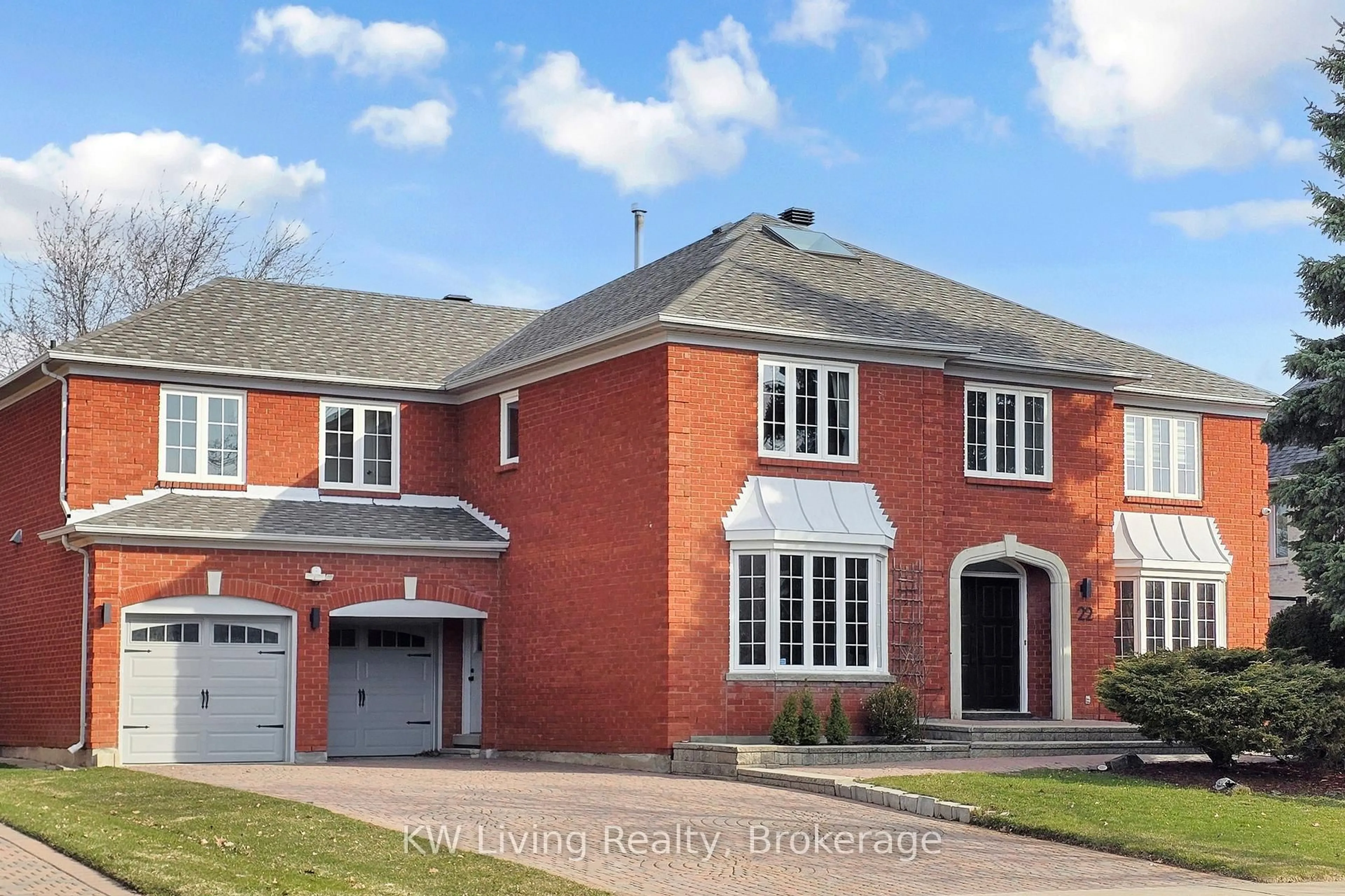 Home with brick exterior material, street for 22 Ardwold Gate, Richmond Hill Ontario L4B 2K2