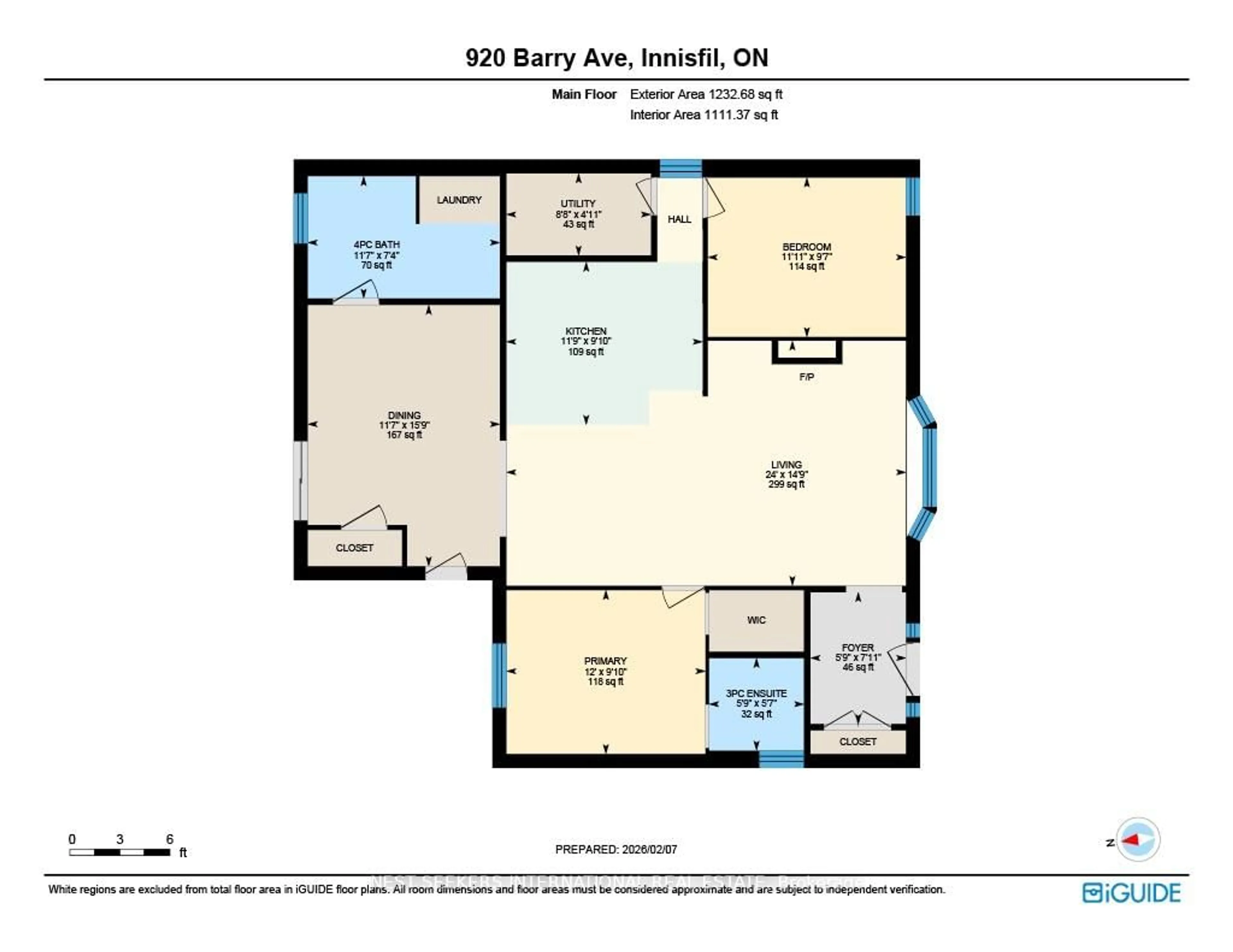 Floor plan for 920 Barry Ave, Innisfil Ontario L0L 1W0