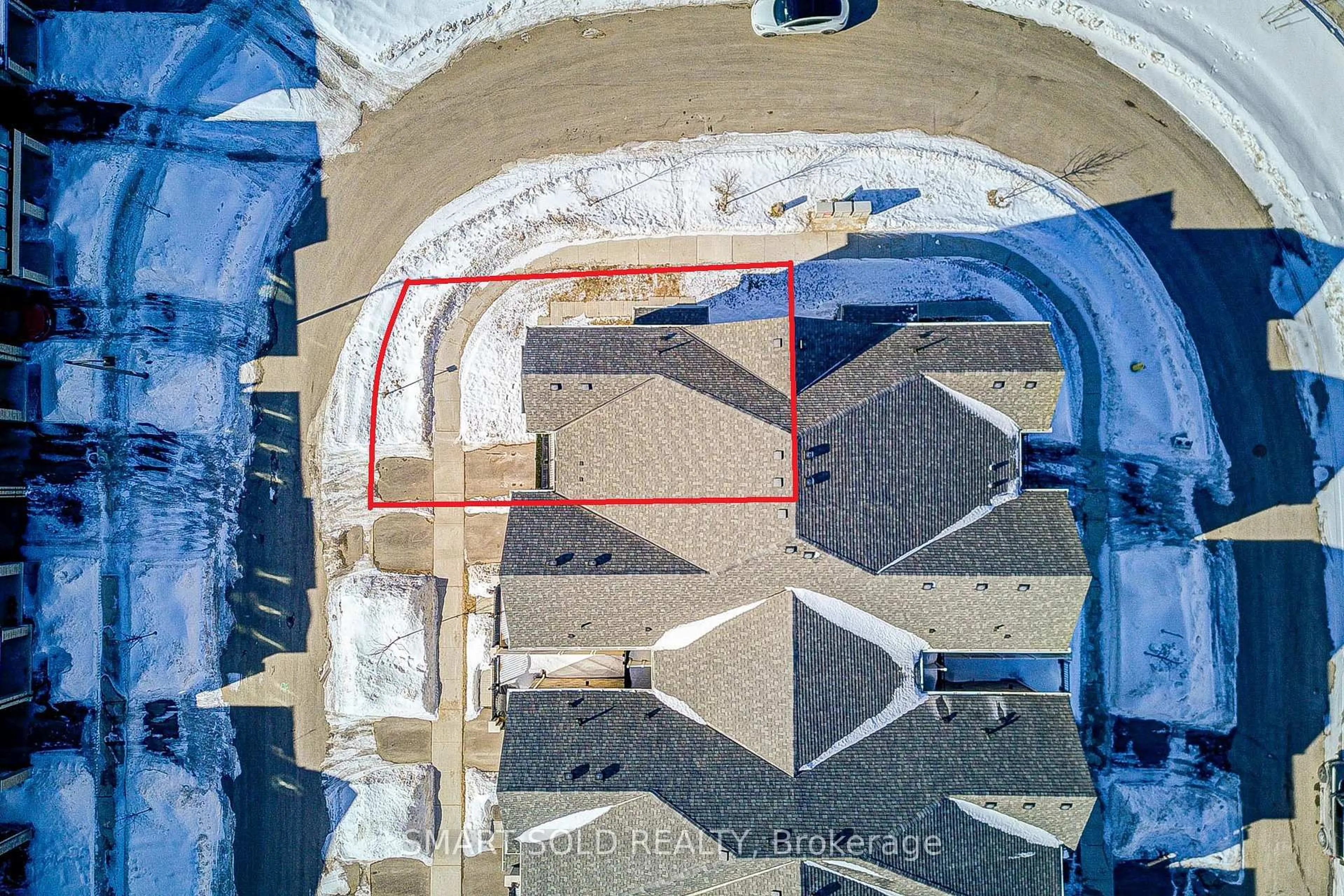 A pic from outside/outdoor area/front of a property/back of a property/a pic from drone, building for 58 Thomas Frisby Jr Cres, Markham Ontario L6C 1L2