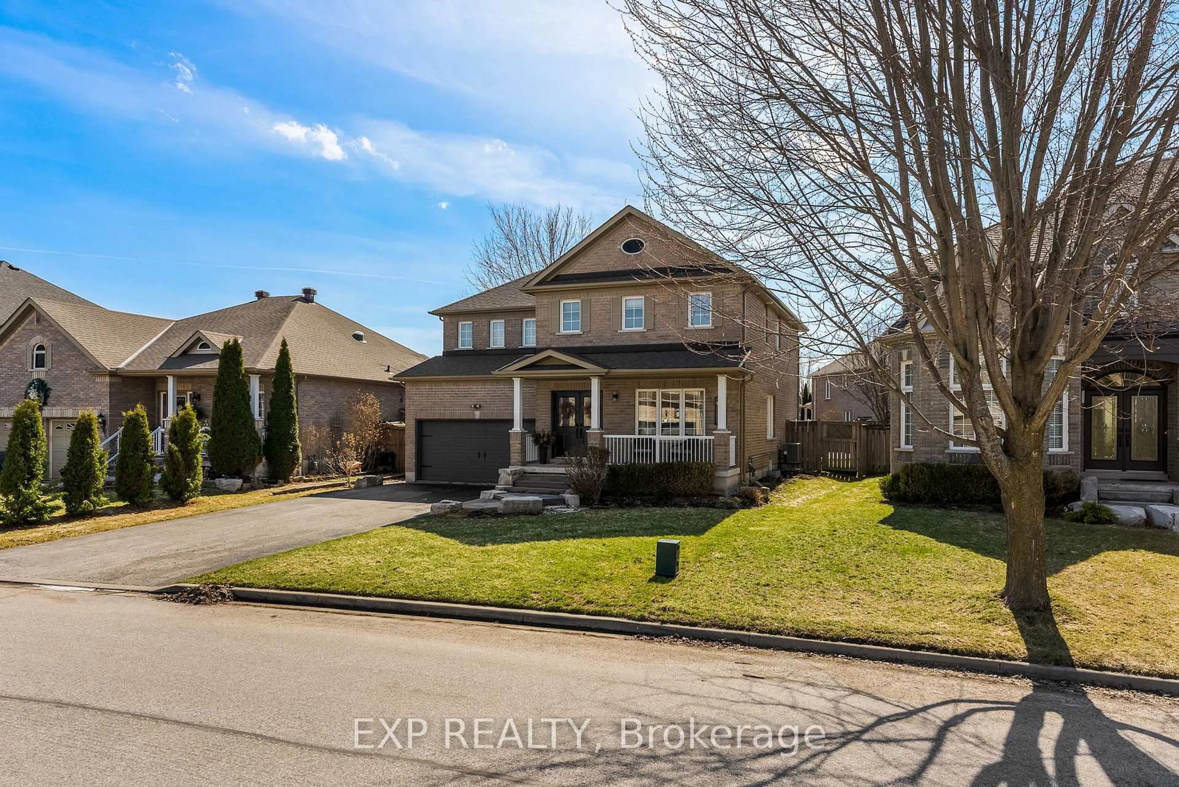 Home with brick exterior material, street for 14 Whitestone Dr, Georgina Ontario L4P 0A3