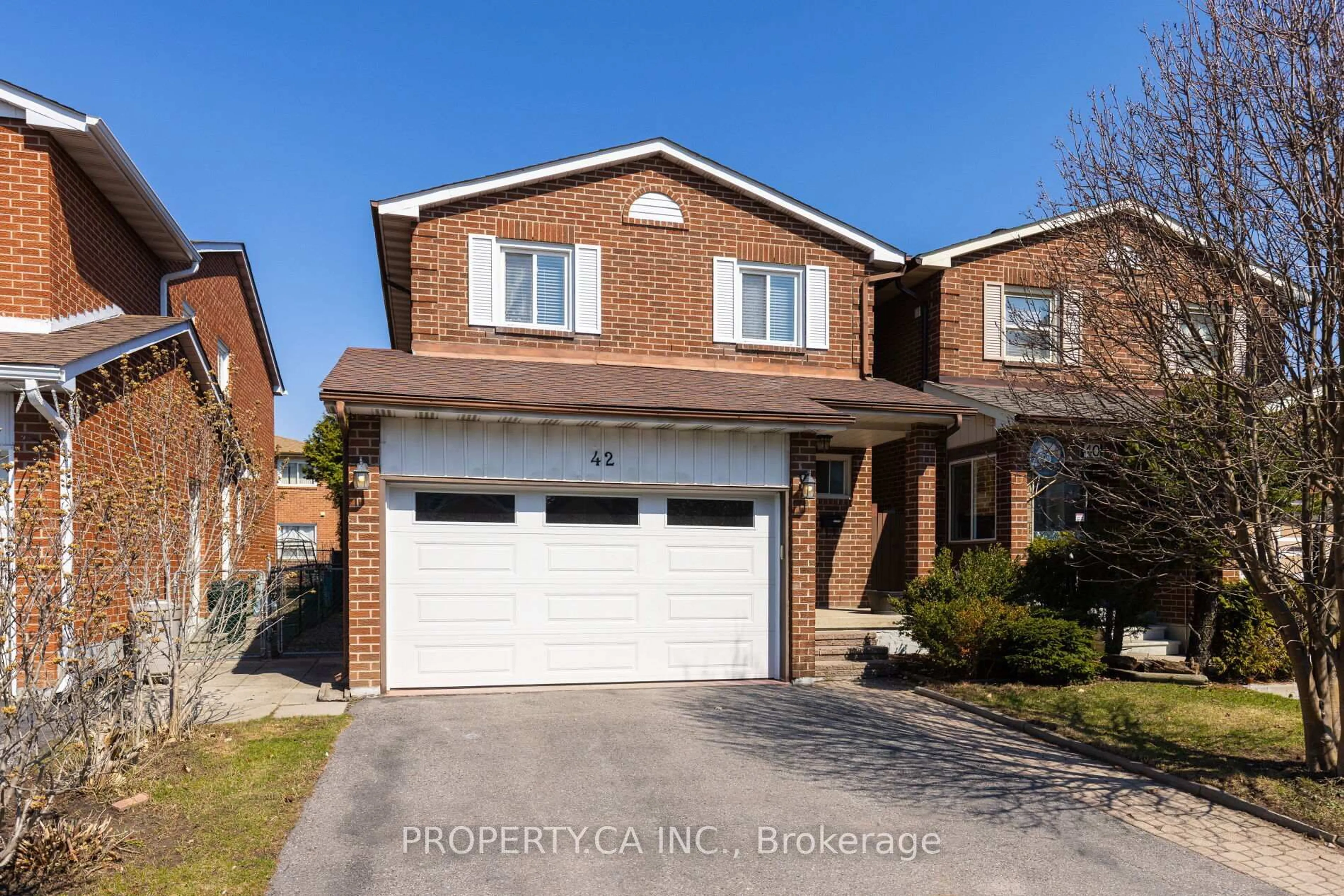 Home with brick exterior material, street for 42 Cog Hill Dr, Vaughan Ontario L4K 1M7