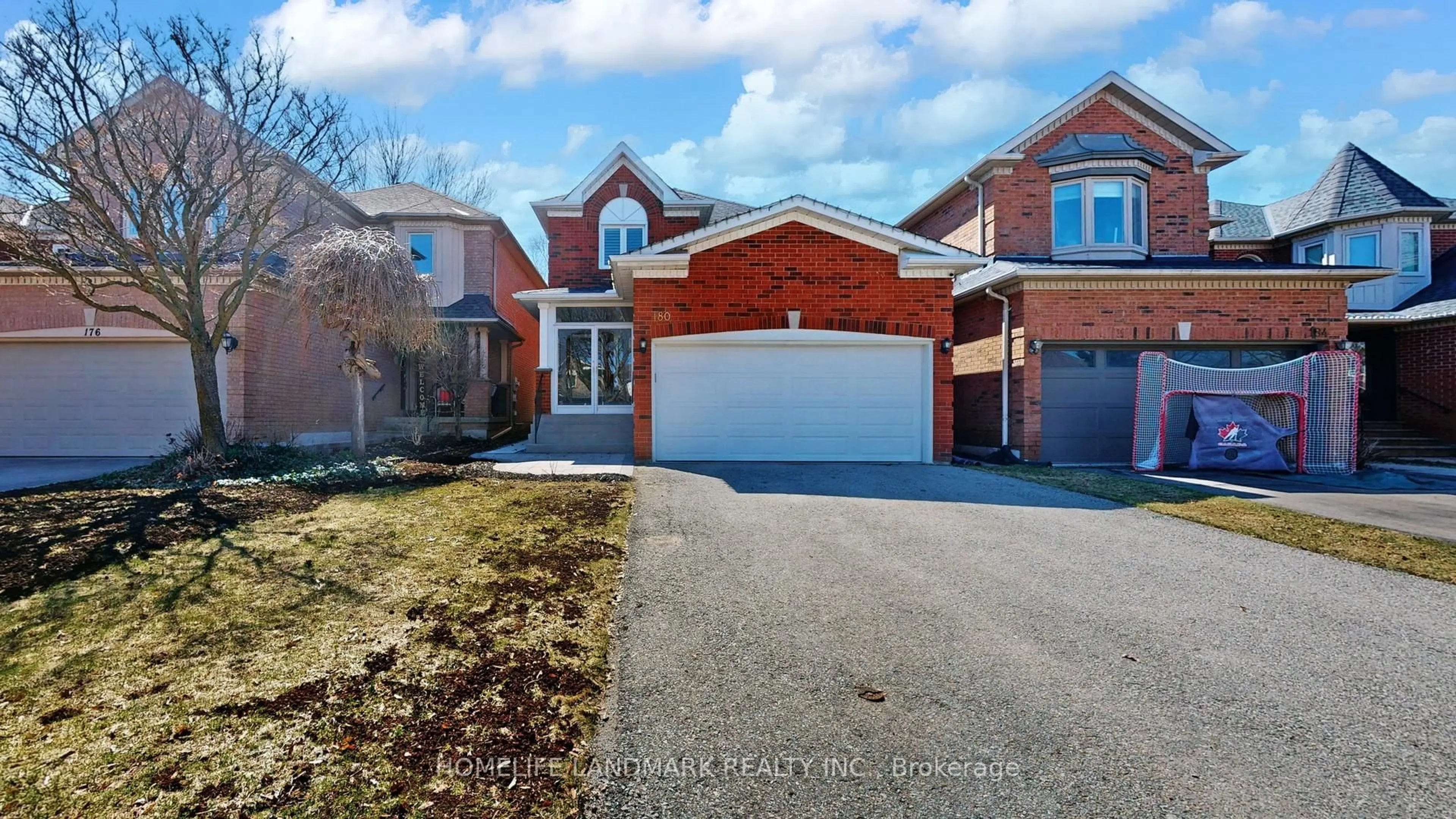 Home with brick exterior material, street for 180 Rushbrook Dr, Newmarket Ontario L3X 2E2