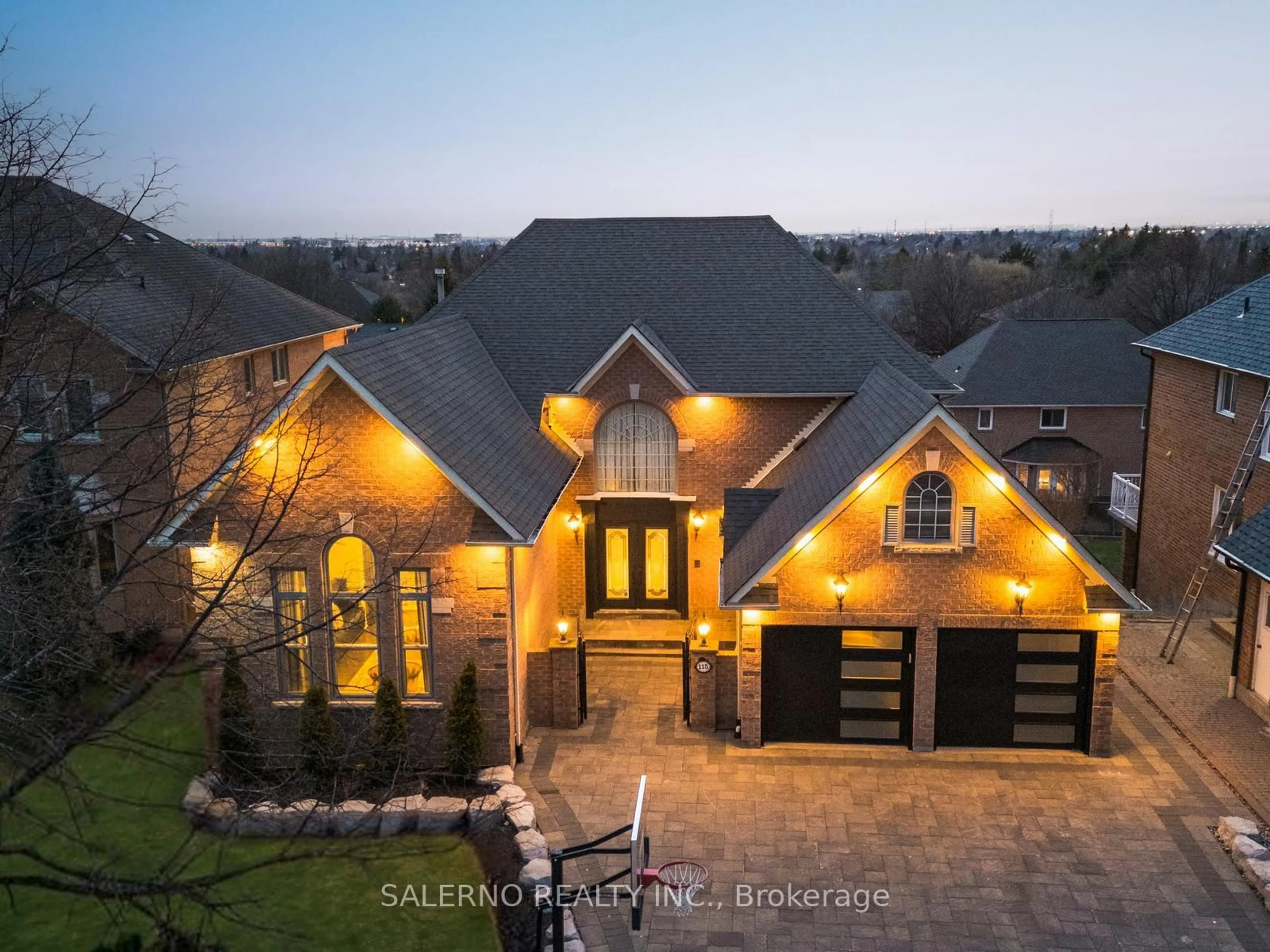 Home with brick exterior material, street for 115 Ayton Cres, Vaughan Ontario L4L 7H5