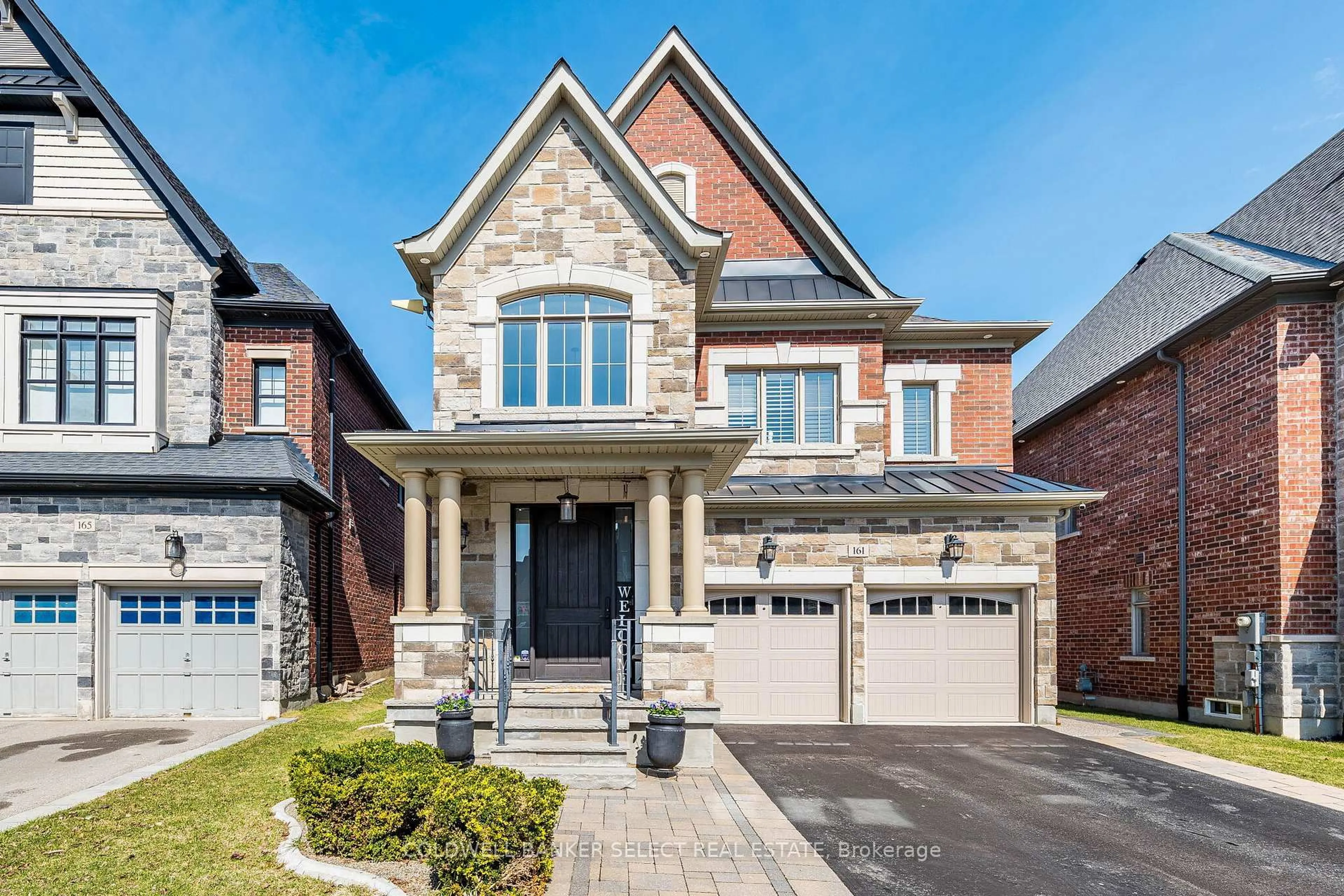 Home with brick exterior material, street for 161 Cranbrook Cres, Vaughan Ontario L4H 4L1