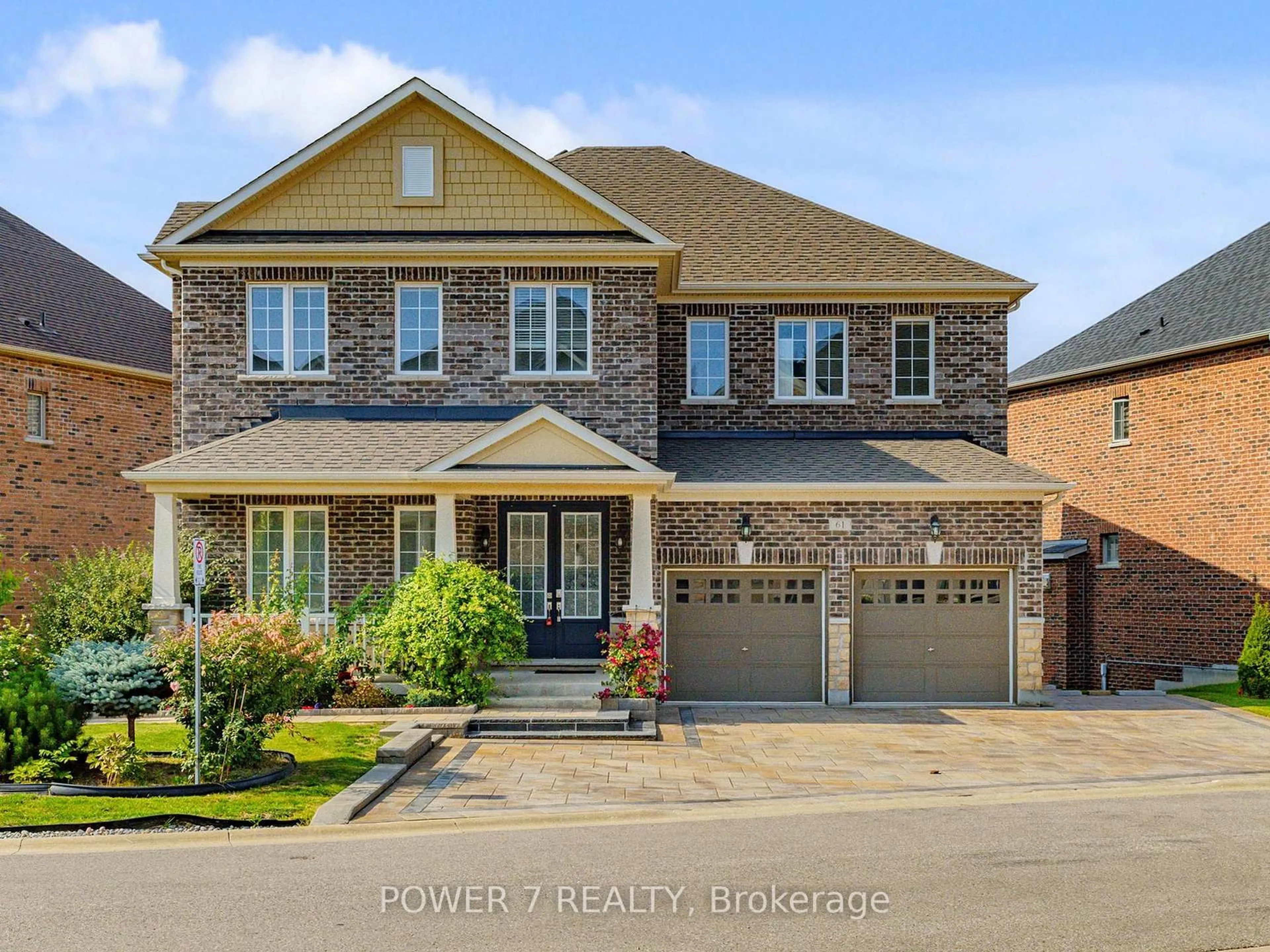 Home with brick exterior material, street for 61 Match Point Crt, Aurora Ontario L4G 3J1
