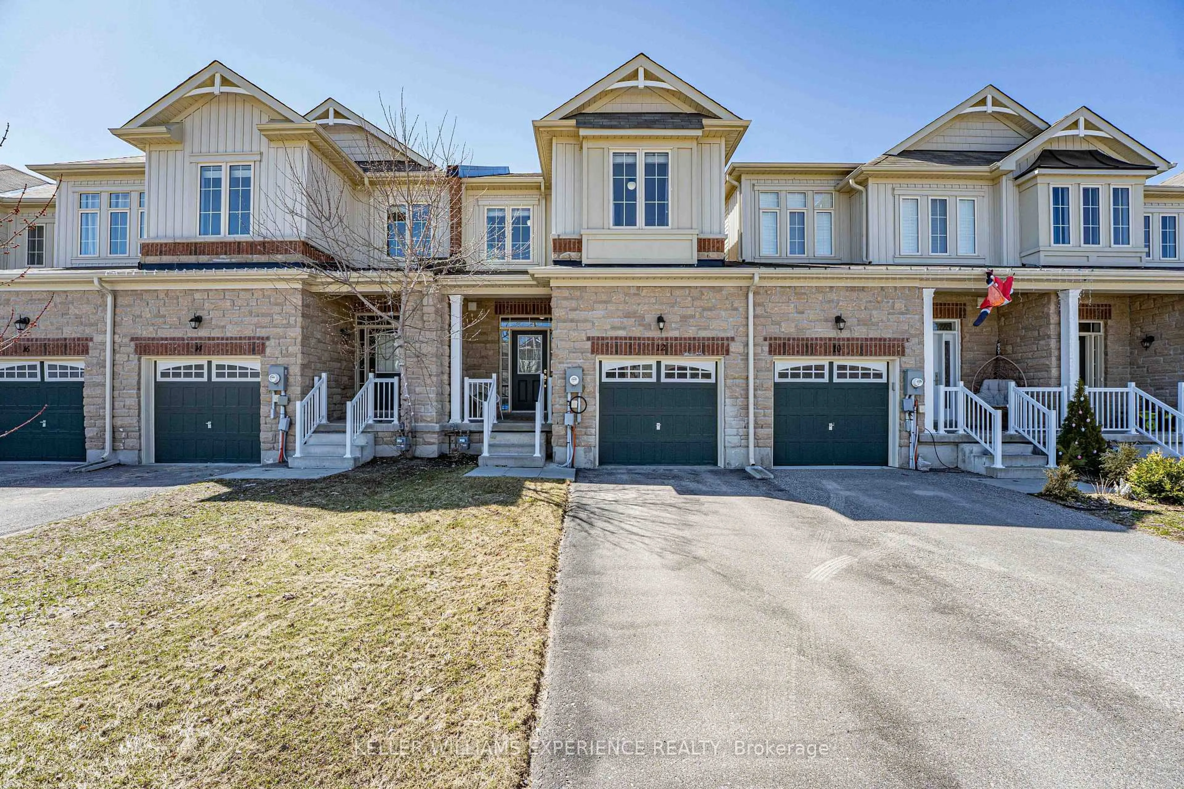 Home with brick exterior material, street for 12 Greenwood Dr, Essa Ontario L3W 0N5