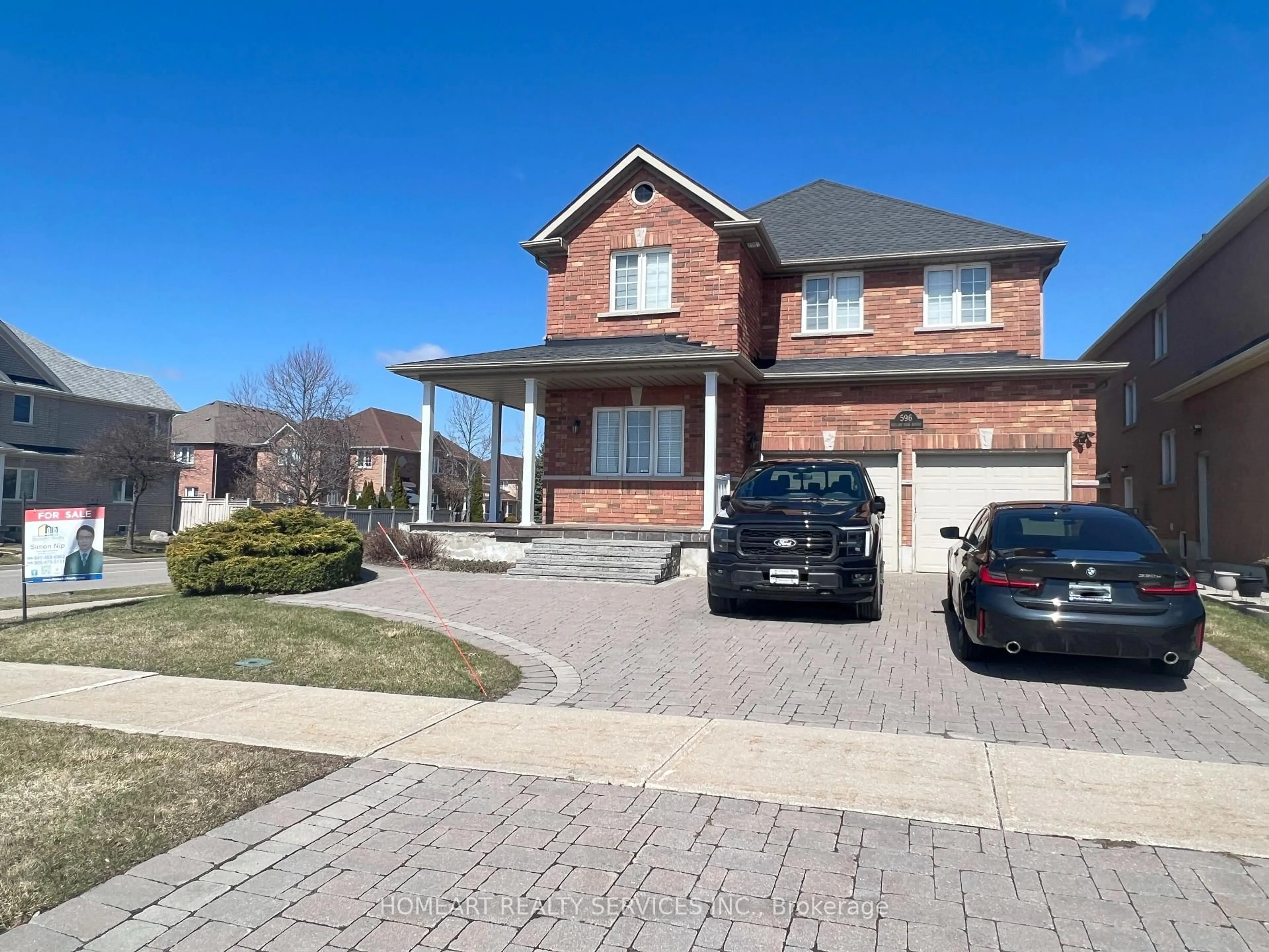 Home with brick exterior material, street for 596 Vellore Park Ave, Vaughan Ontario L4H 0G4