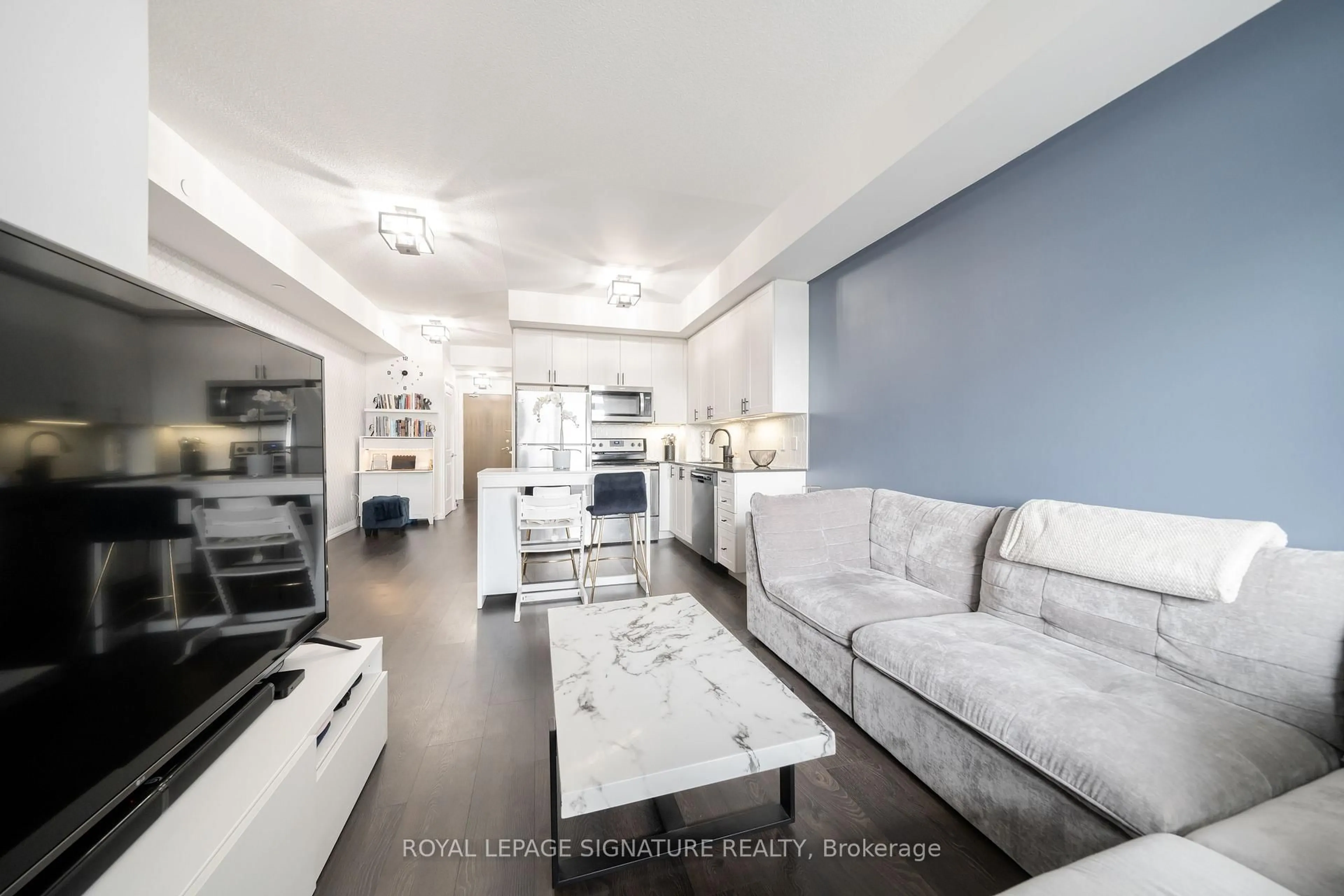 Living room with furniture, unknown for 9560 Markham Rd #312, Markham Ontario M3P 3J3