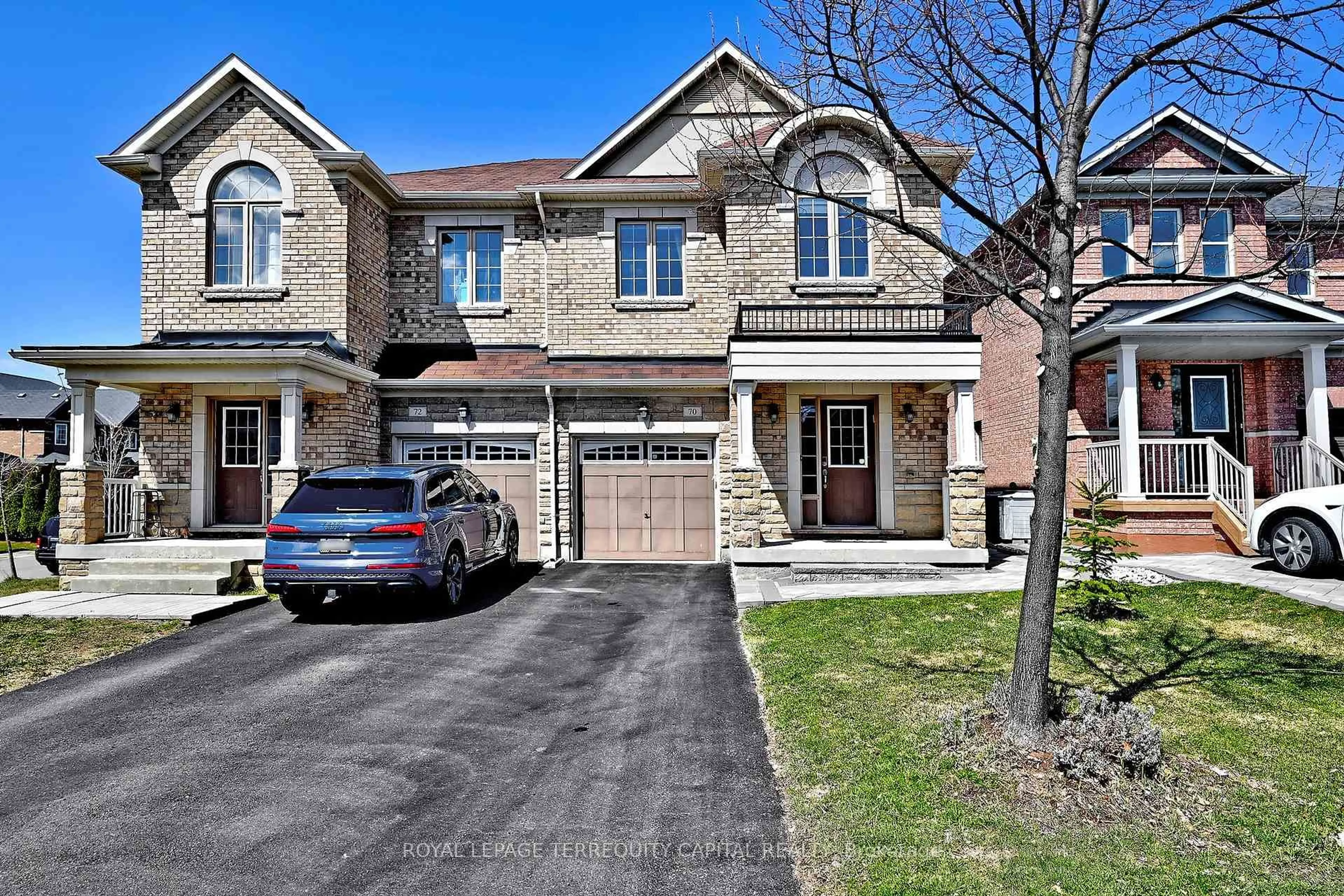 Home with brick exterior material, street for 70 Lealinds Rd, Vaughan Ontario L6A 0L9