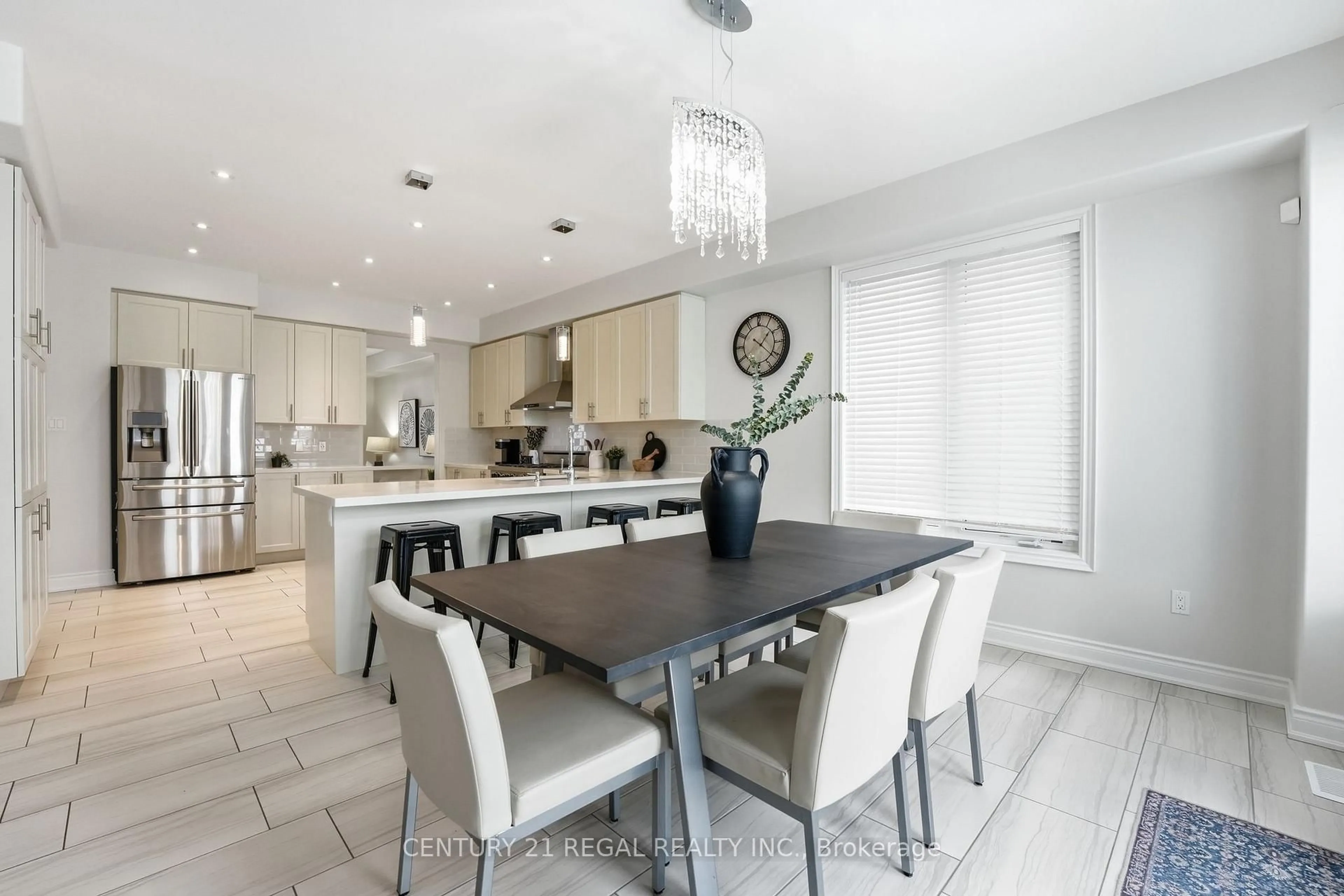 Contemporary kitchen, ceramic/tile floor for 28 Tim Jacobs Dr, Georgina Ontario L4P 0G5