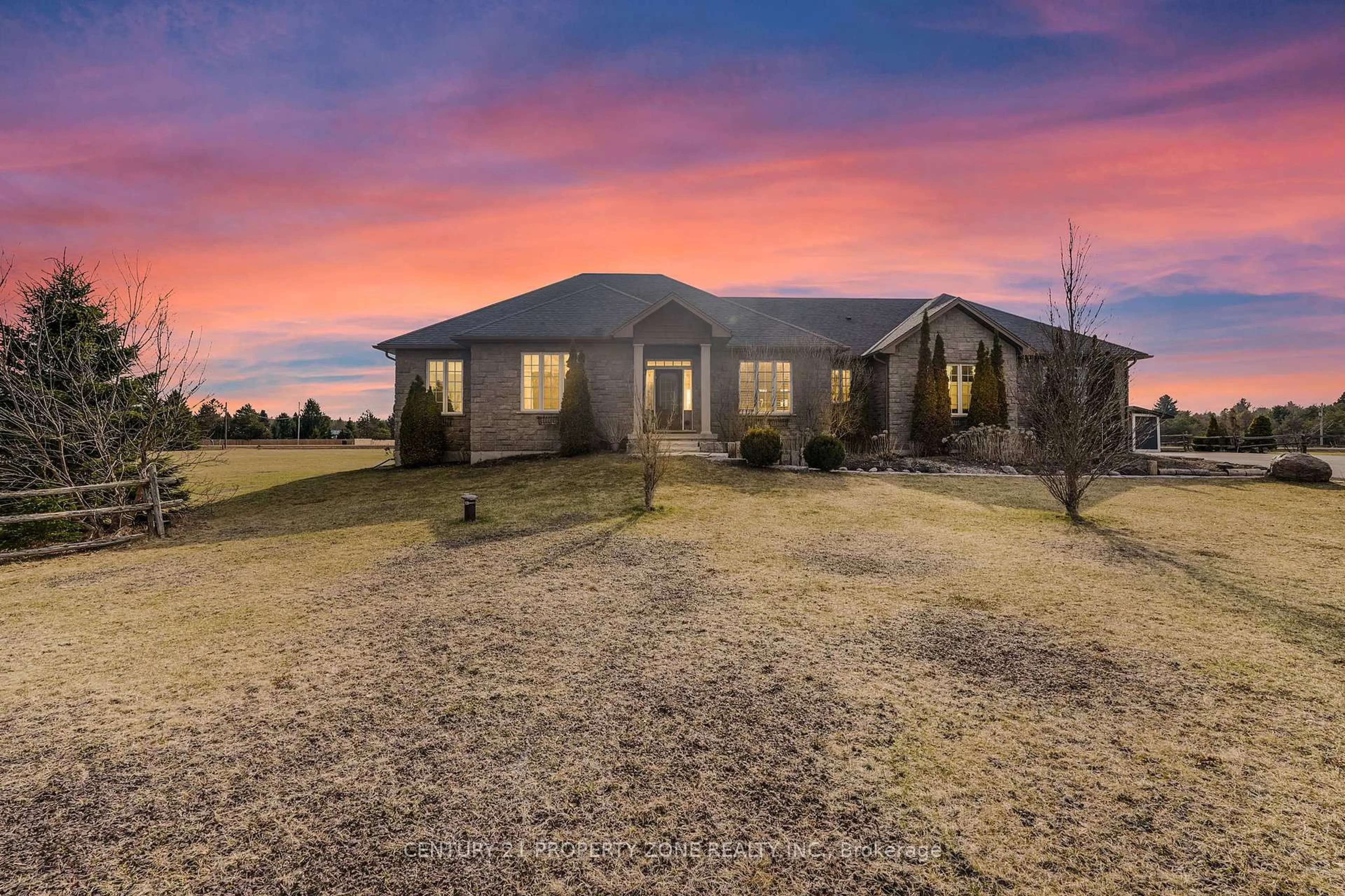 A pic from outside/outdoor area/front of a property/back of a property/a pic from drone, unknown for 2 Harry Parker Pl, Adjala-Tosorontio Ontario L0M 1J0