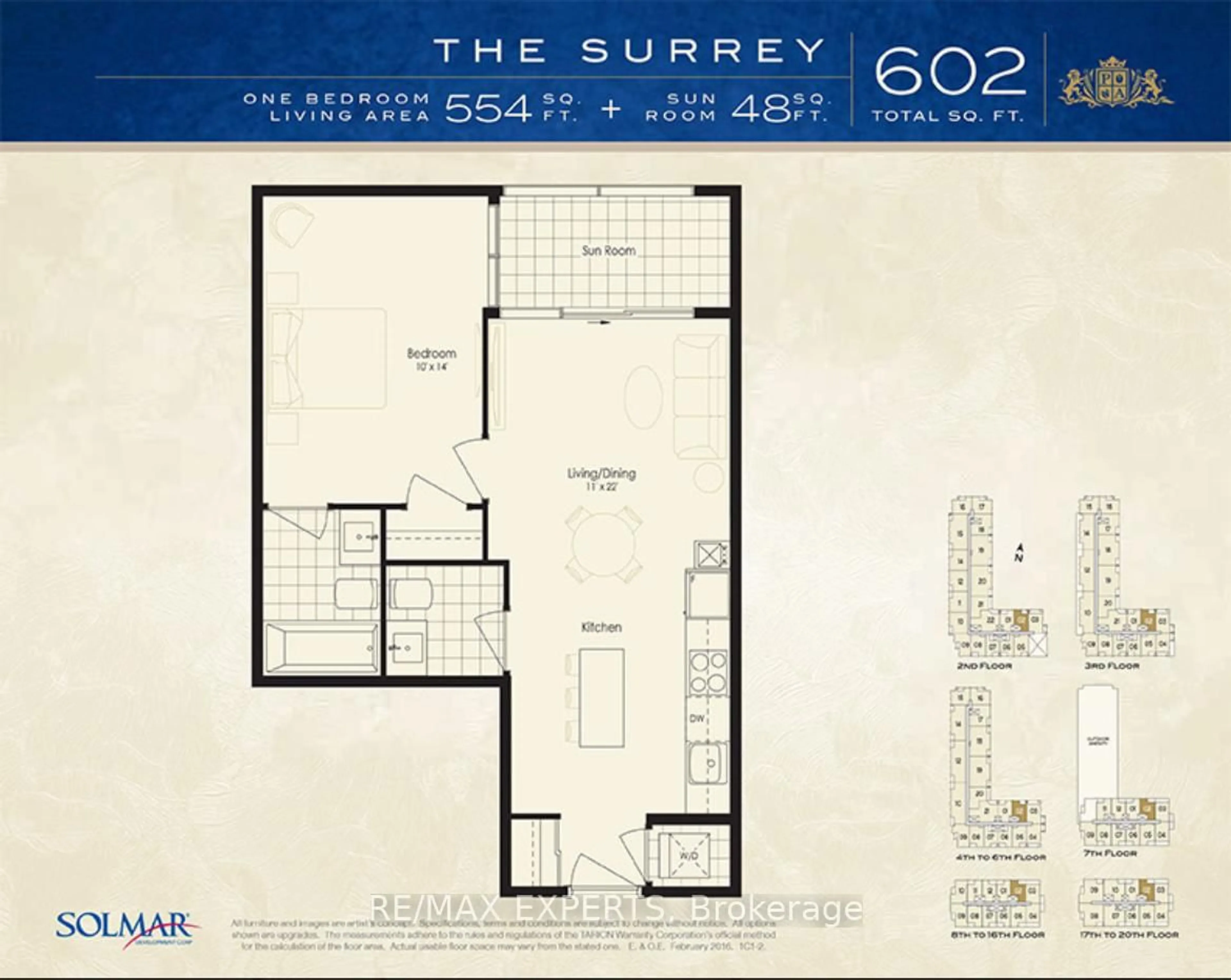 Floor plan for 9085 Jane St #702, Vaughan Ontario L4K 0L8