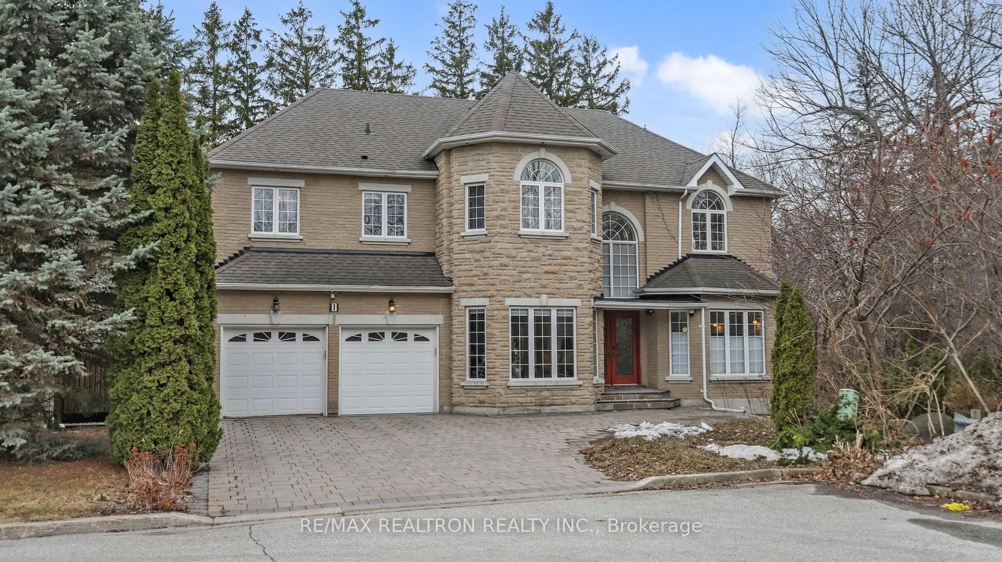 Home with brick exterior material, street for 1 Wainwright Ave, Richmond Hill Ontario L4C 5R4