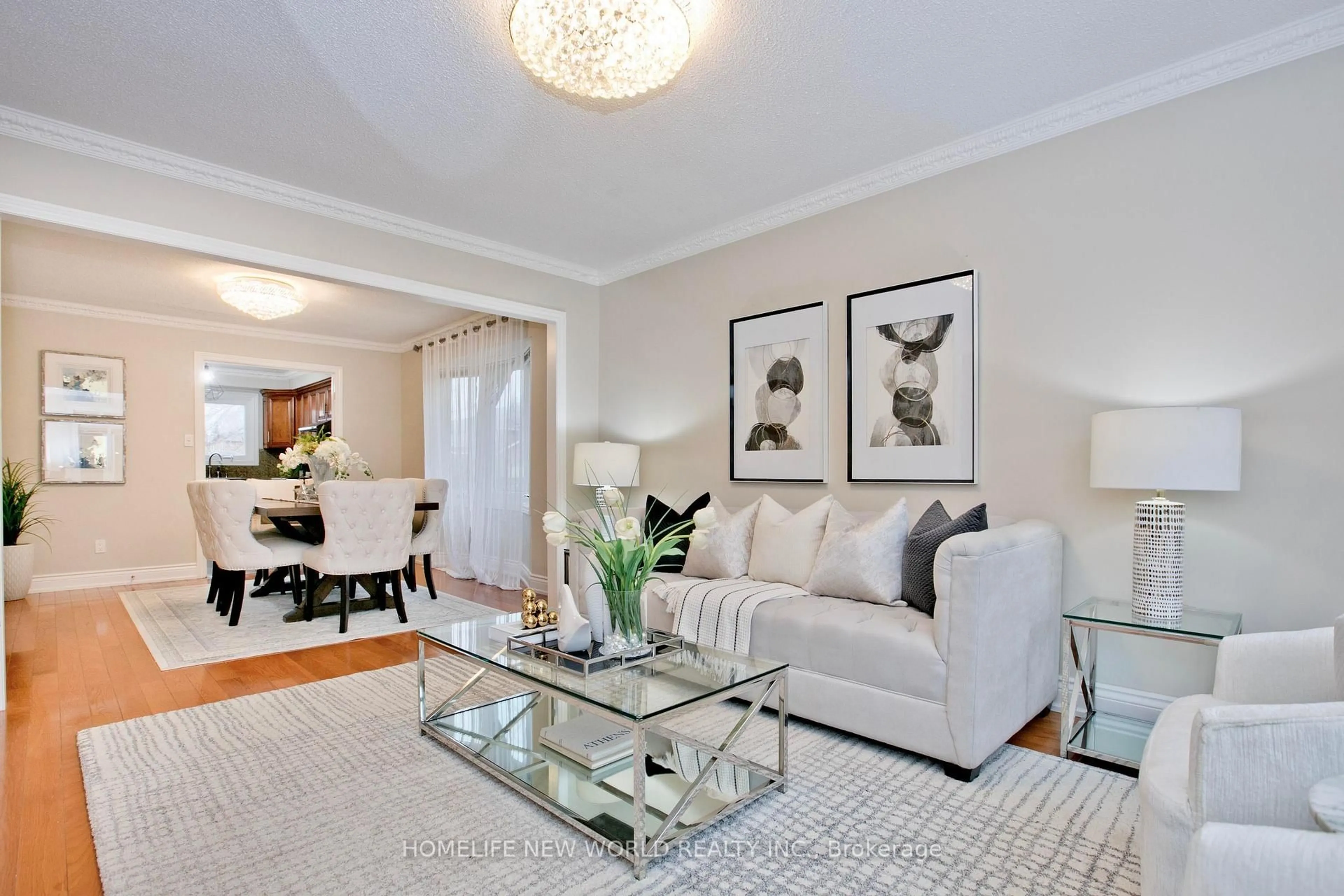 Living room with furniture, unknown for 61 Nadine Cres, Markham Ontario L3R 7Y7