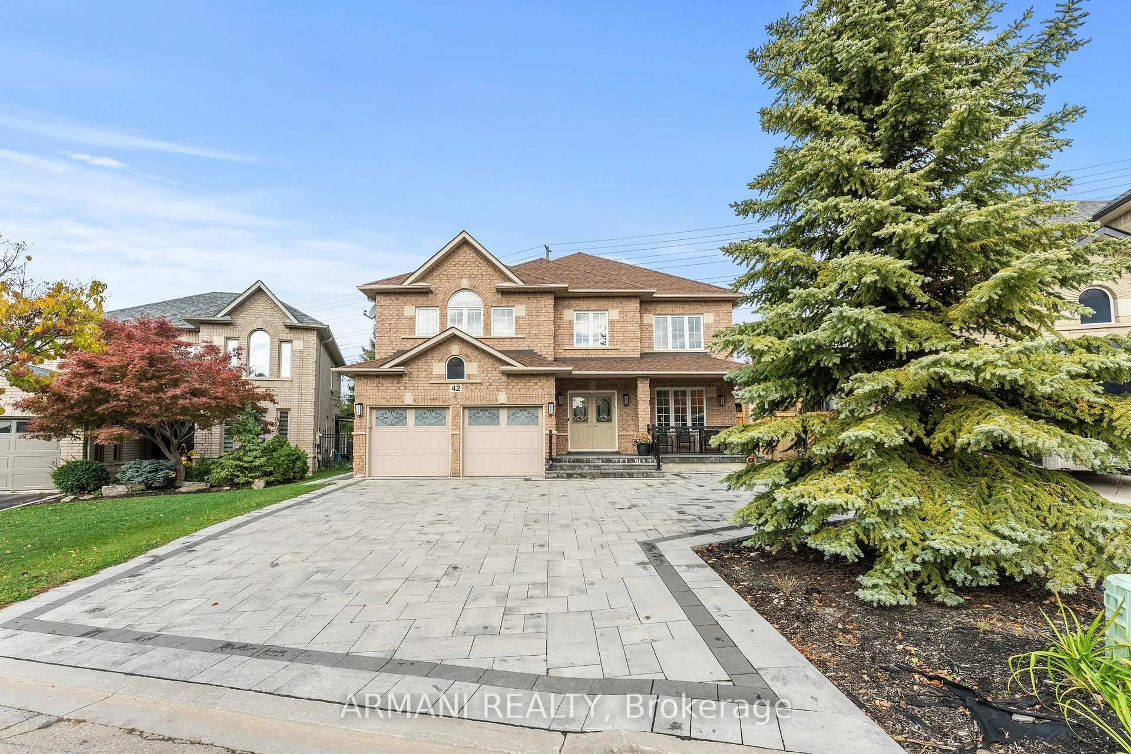 Home with brick exterior material, street for 42 St Michele Pl, Vaughan Ontario L4H 2H8