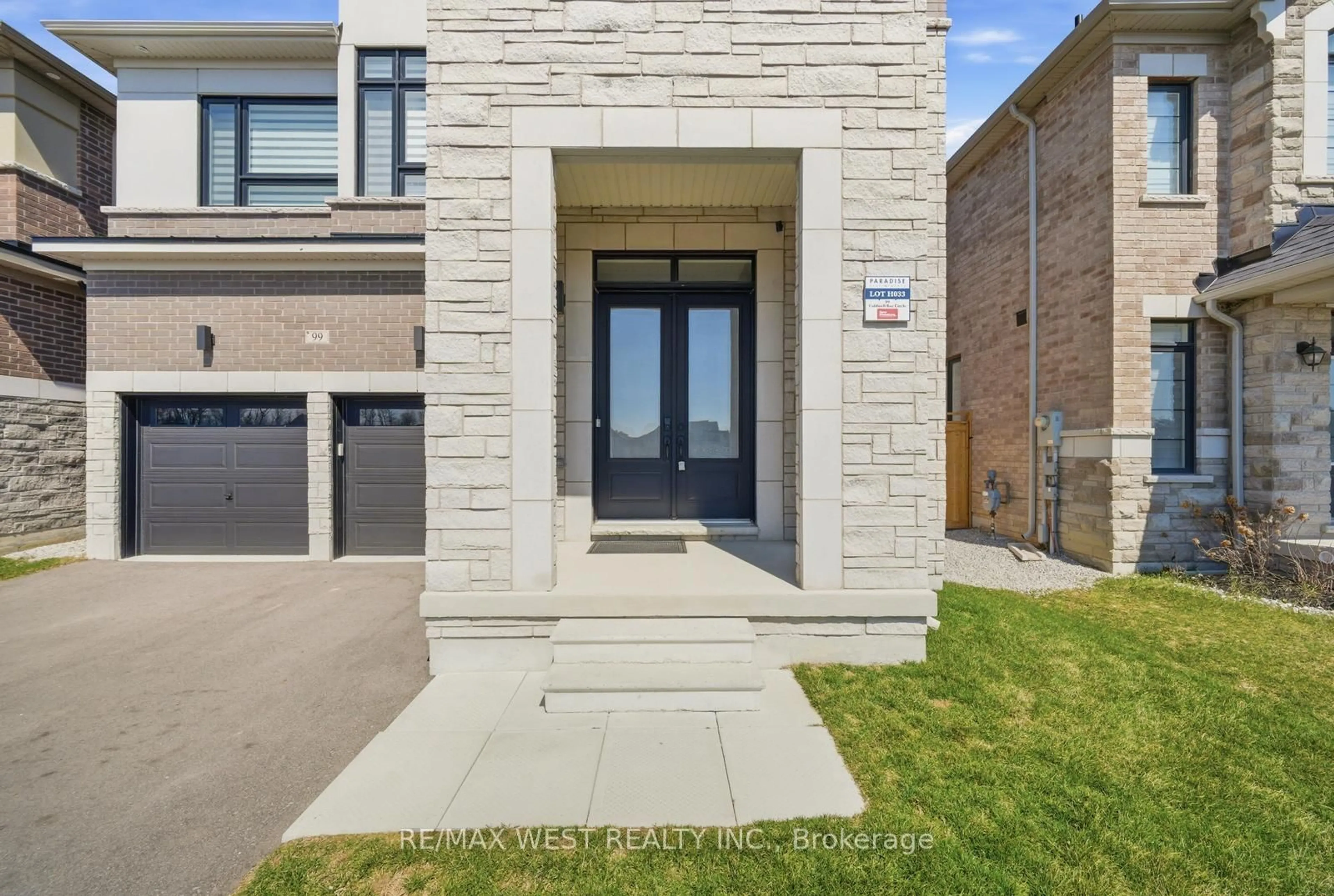 Home with brick exterior material, street for 99 Coldwell Bay Circ, Vaughan Ontario L4H 5E9