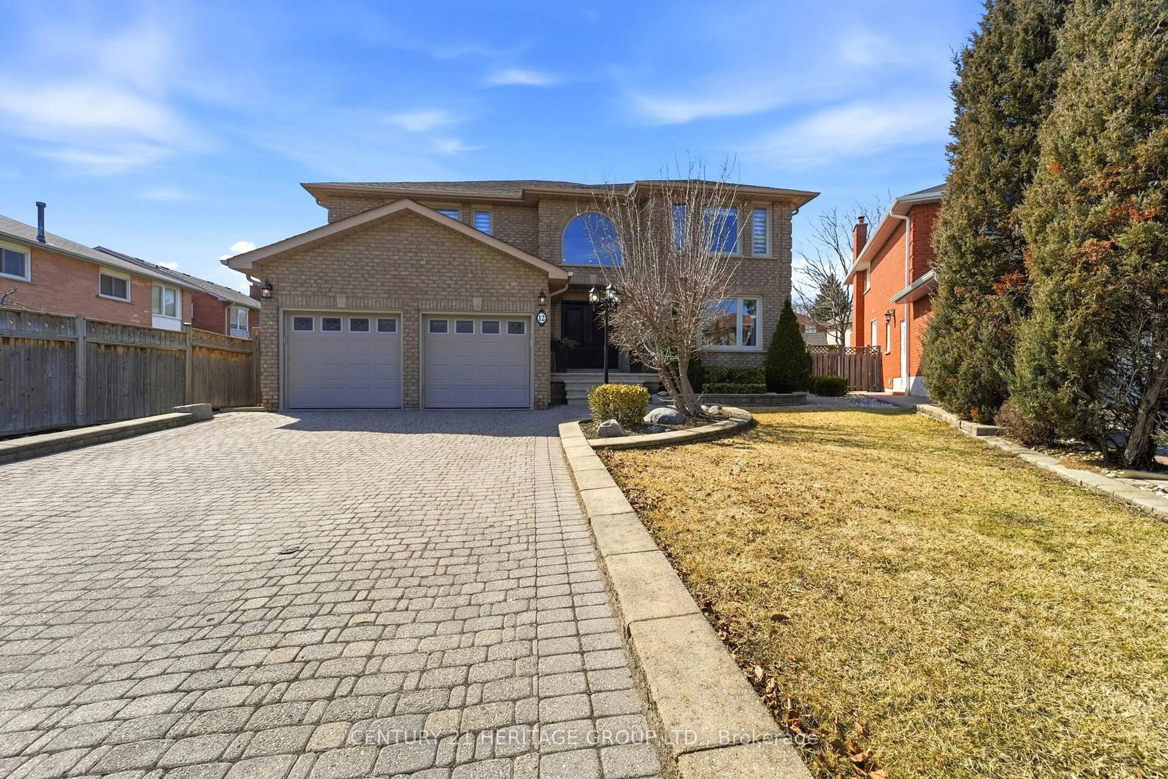 Home with brick exterior material, street for 12 Lavinio Crt, Vaughan Ontario L6A 1V8
