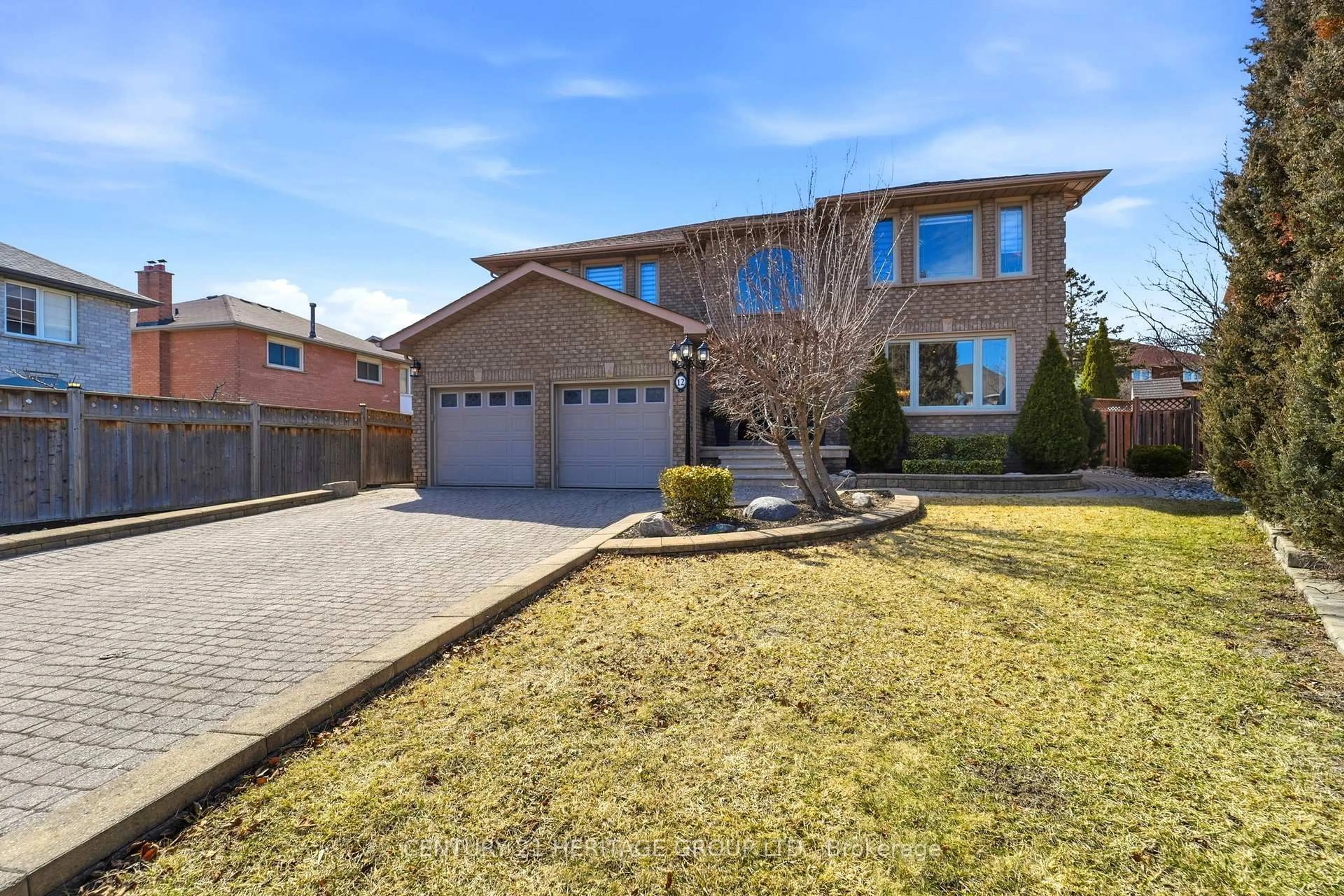 Home with brick exterior material, street for 12 Lavinio Crt, Vaughan Ontario L6A 1V8