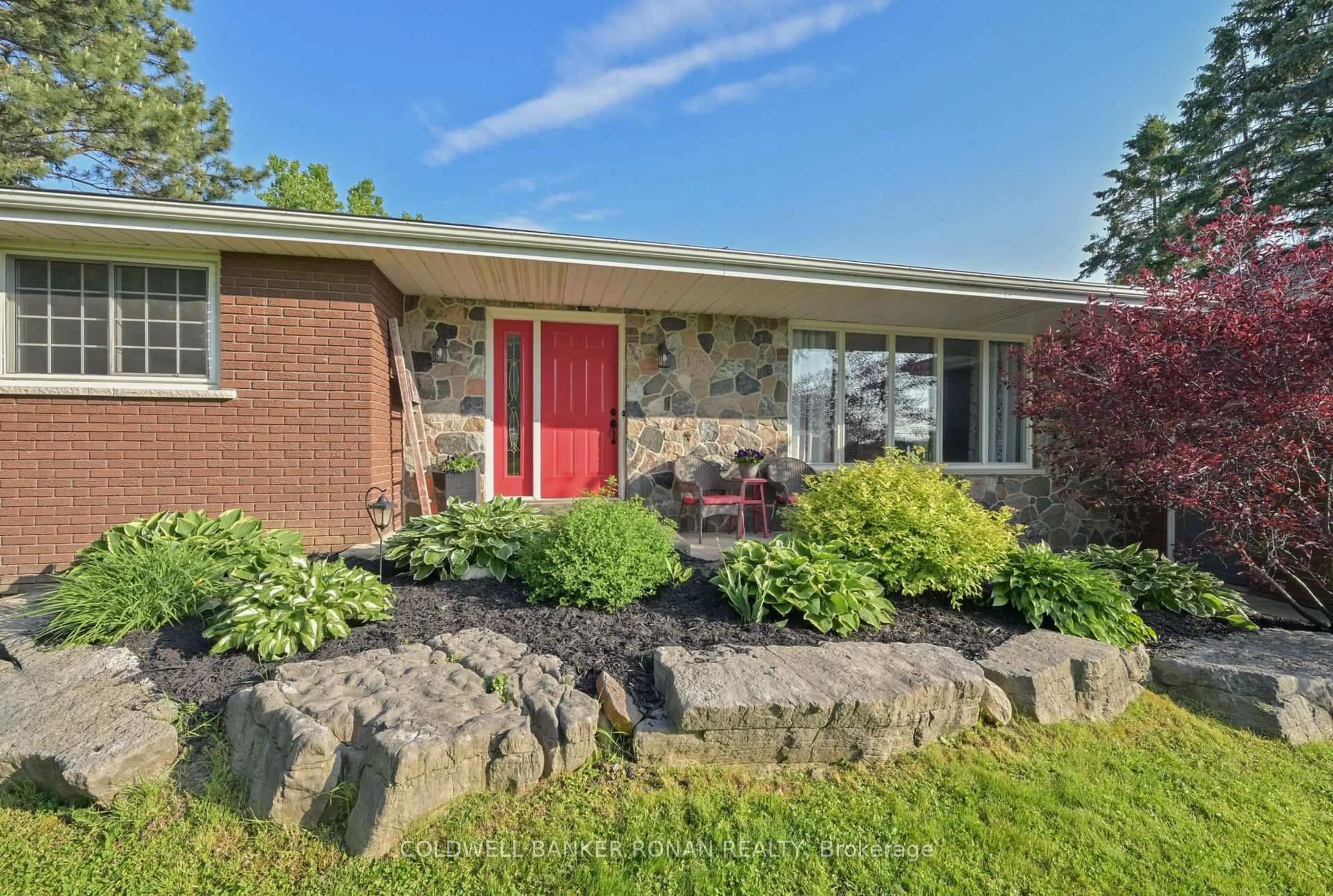 Home with brick exterior material, street for 7157 5th Line, New Tecumseth Ontario L0G 1W0