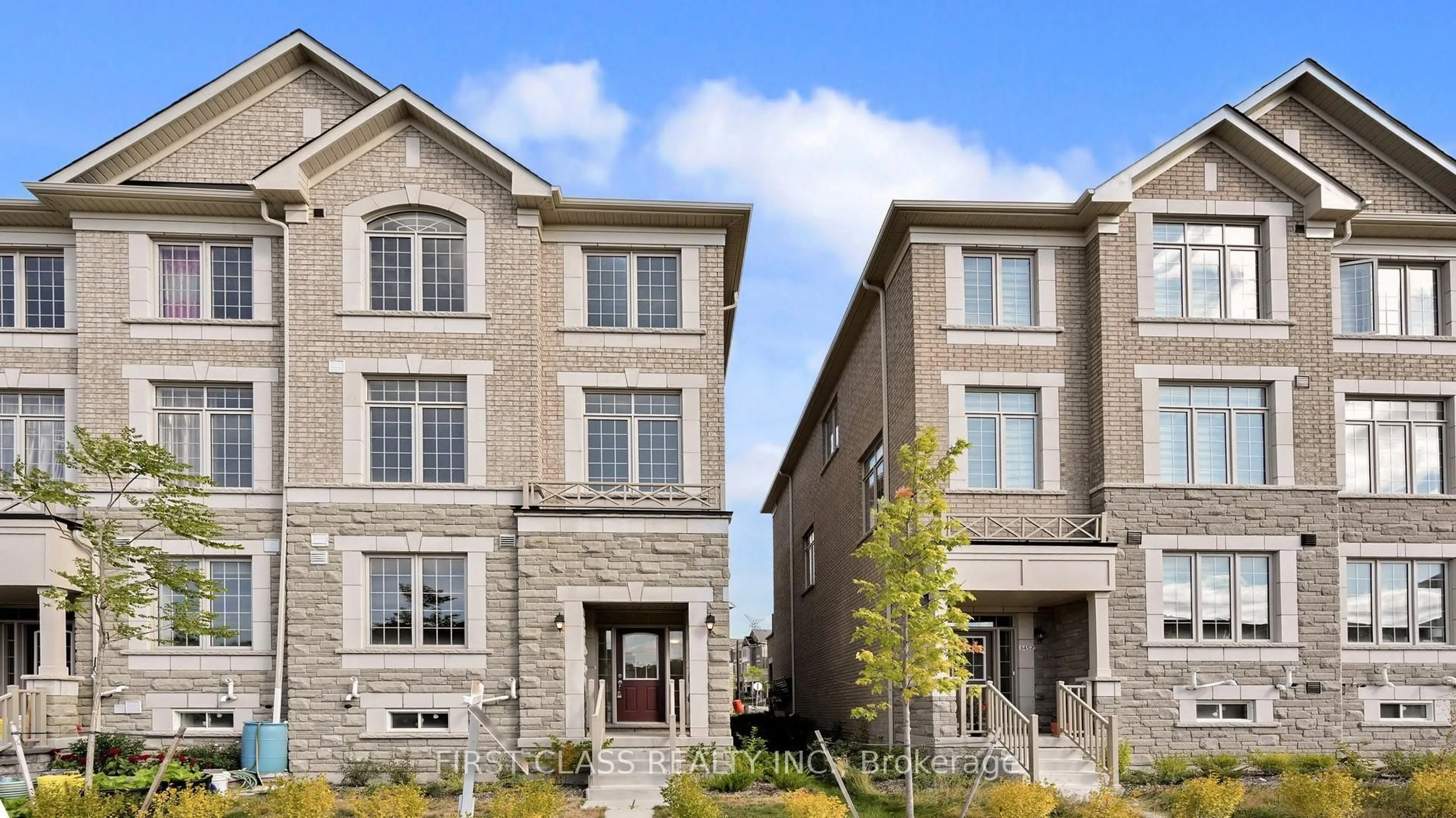 Home with brick exterior material, street for 3450 Denison St, Markham Ontario L3S 0E9