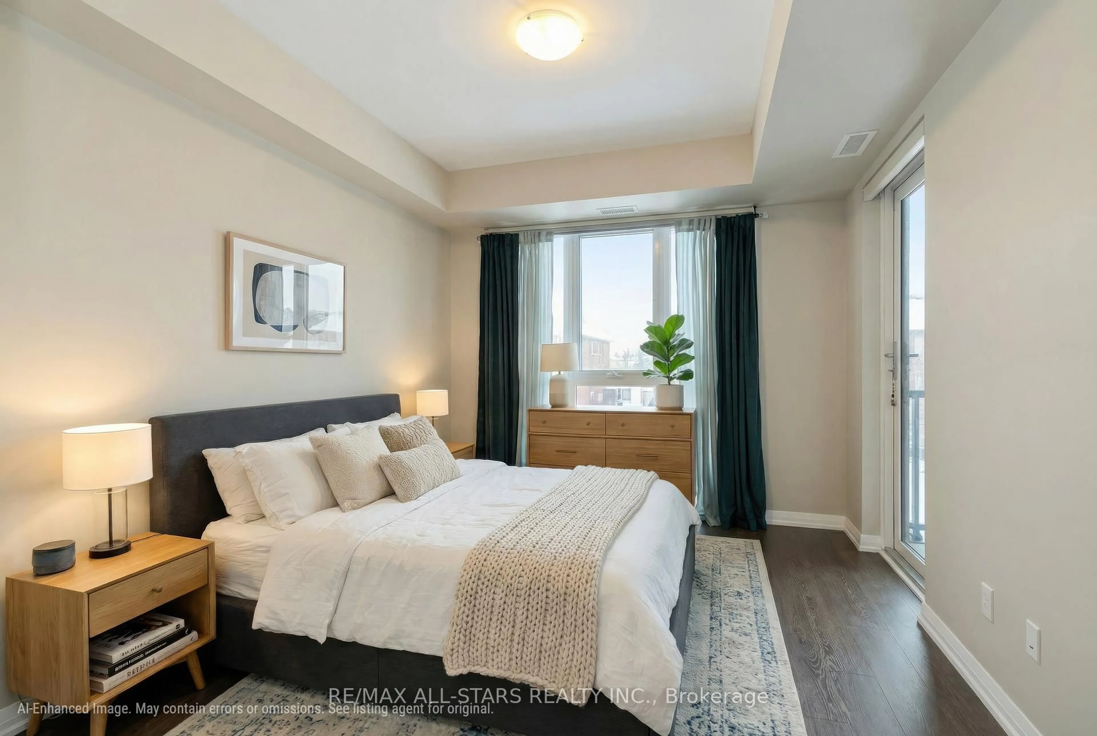 Bedroom with bed, unknown for 9560 Markham Rd #221, Markham Ontario L6E 0T9