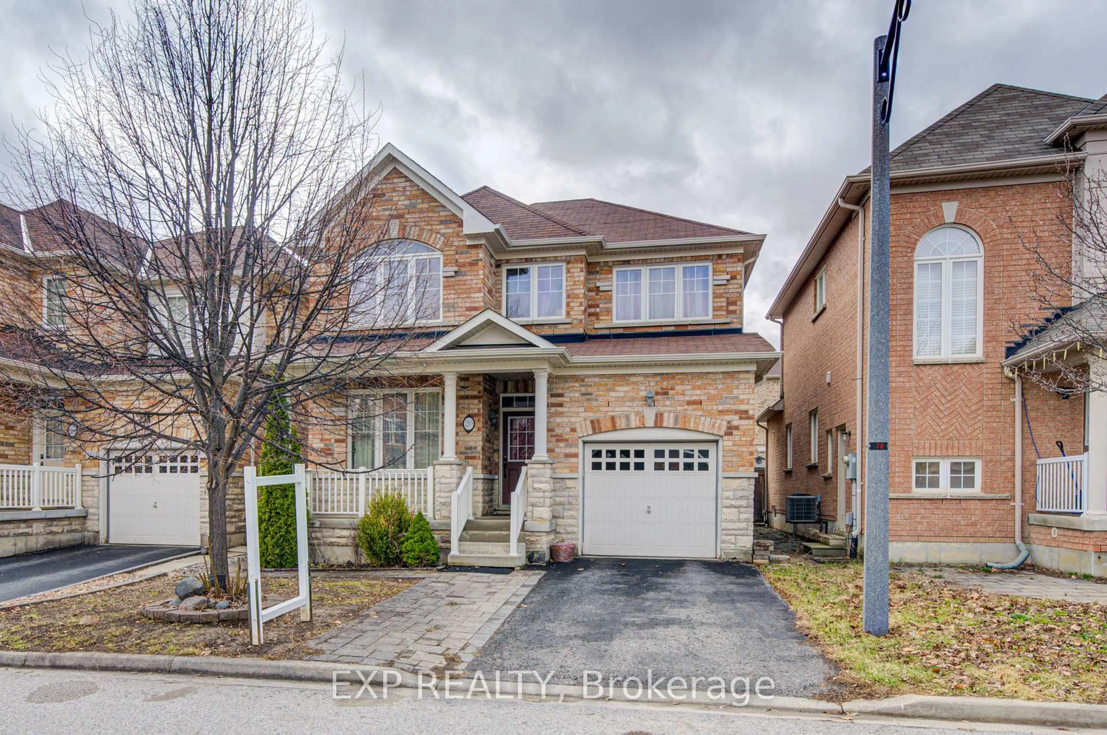 Home with brick exterior material, street for 20 Everett St, Markham Ontario L6E 2A4