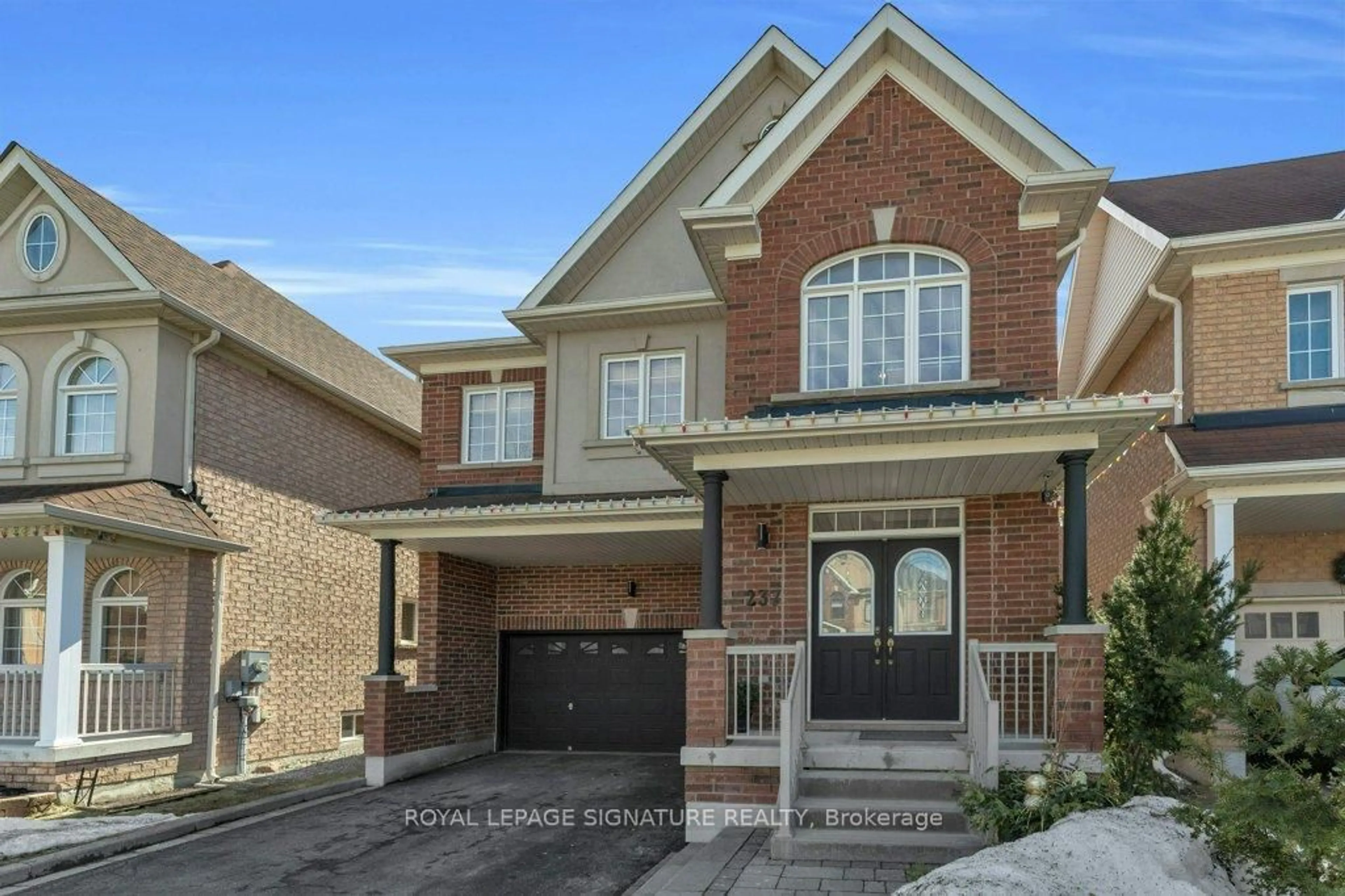 Home with brick exterior material, street for 237 Karl Rose Tr, Newmarket Ontario L3X 3J2