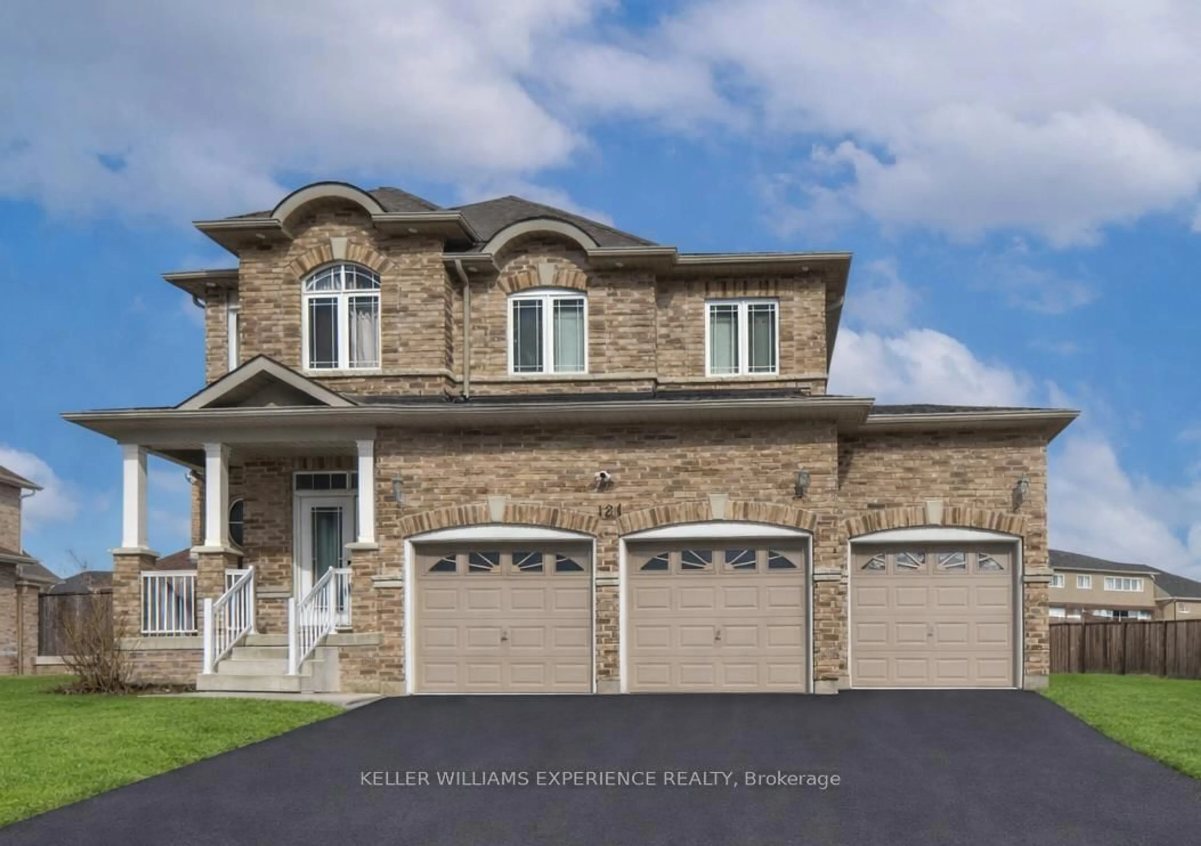 Home with brick exterior material, street for 121 Centre St, Essa Ontario L0M 1B0