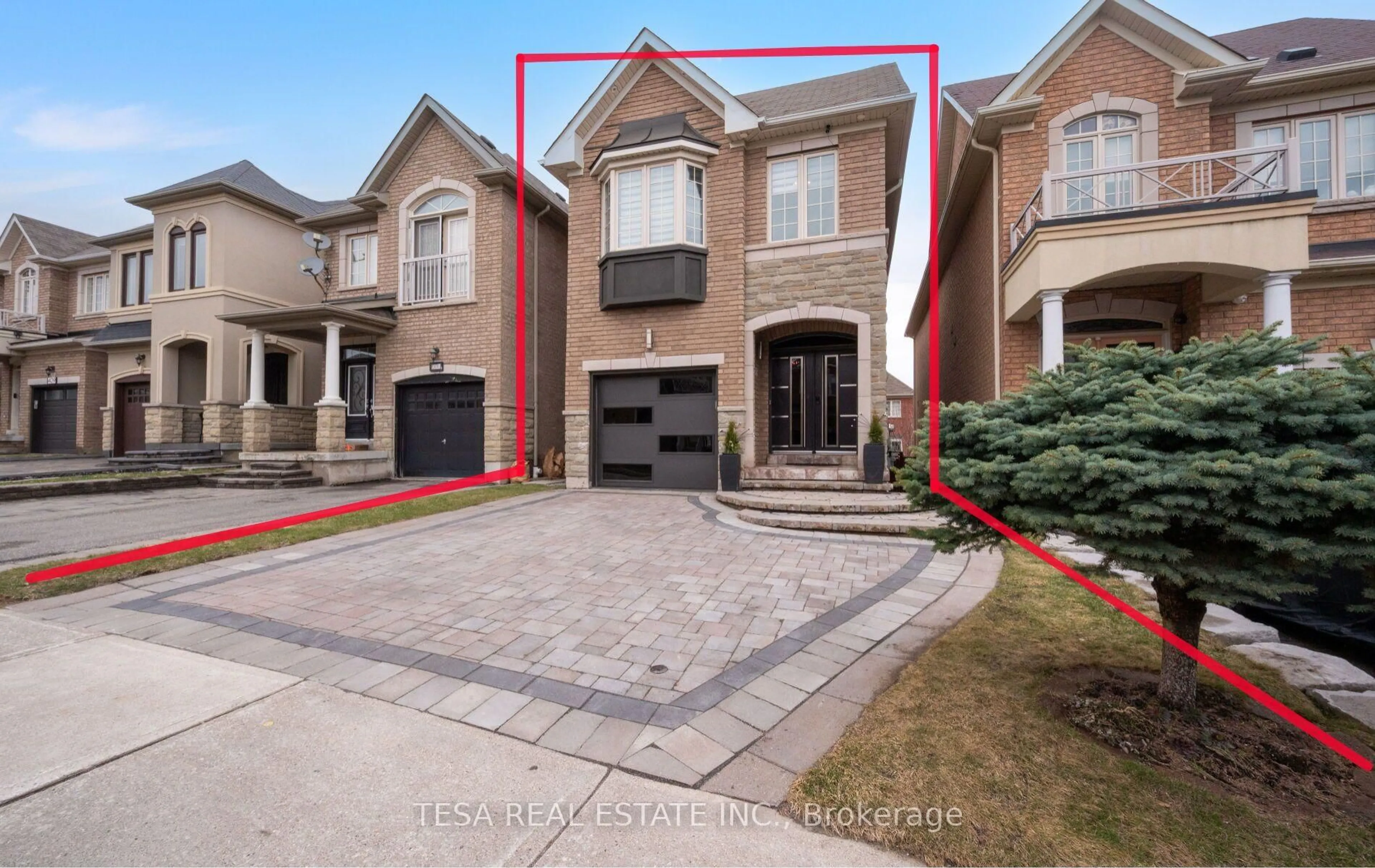 Home with brick exterior material, street for 417 Lady Nadia Dr, Vaughan Ontario L6A 4E8