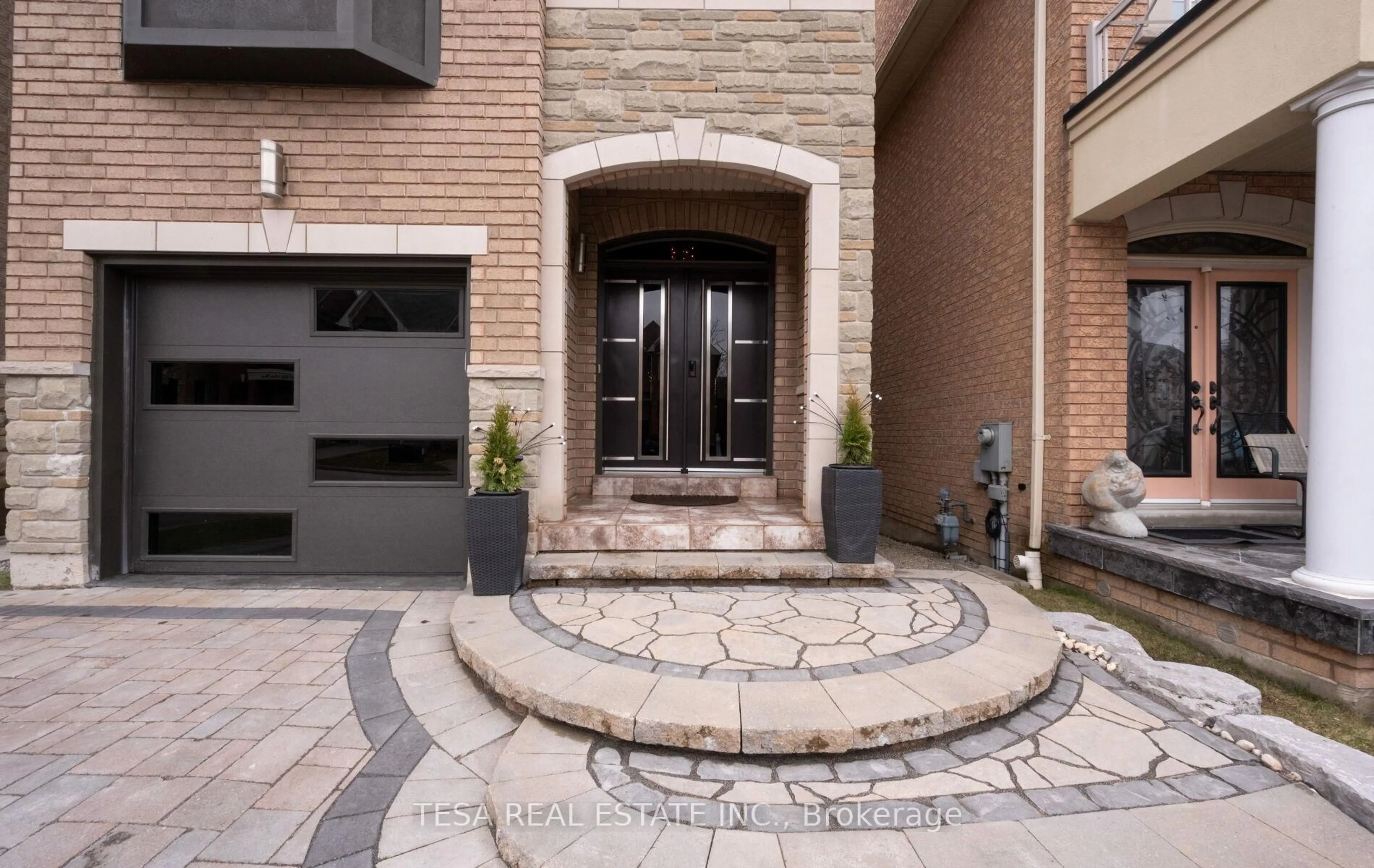 Home with brick exterior material, street for 417 Lady Nadia Dr, Vaughan Ontario L6A 4E8
