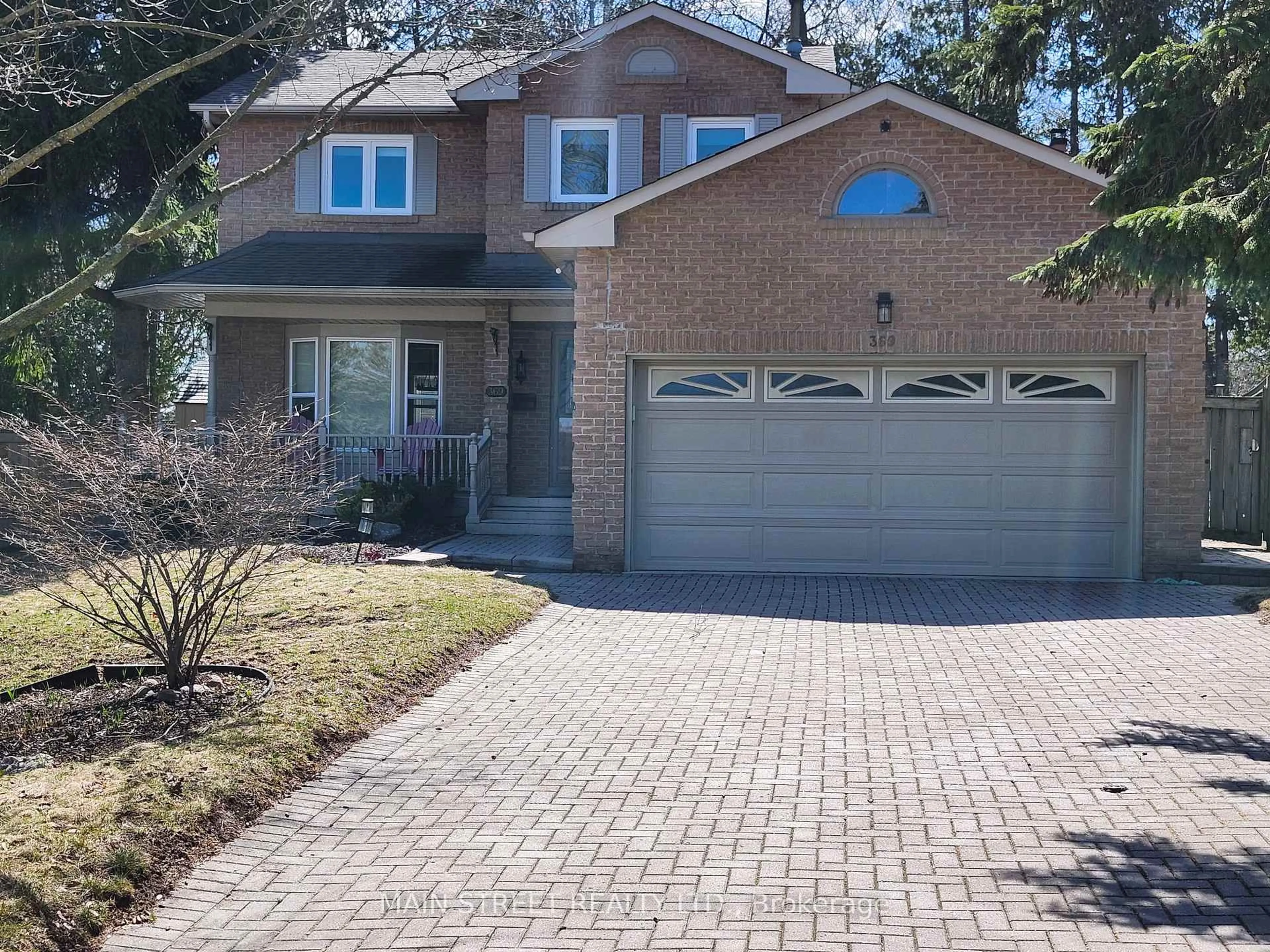 Home with brick exterior material, street for 369 Harewood Blvd, Newmarket Ontario L3Y 6S5
