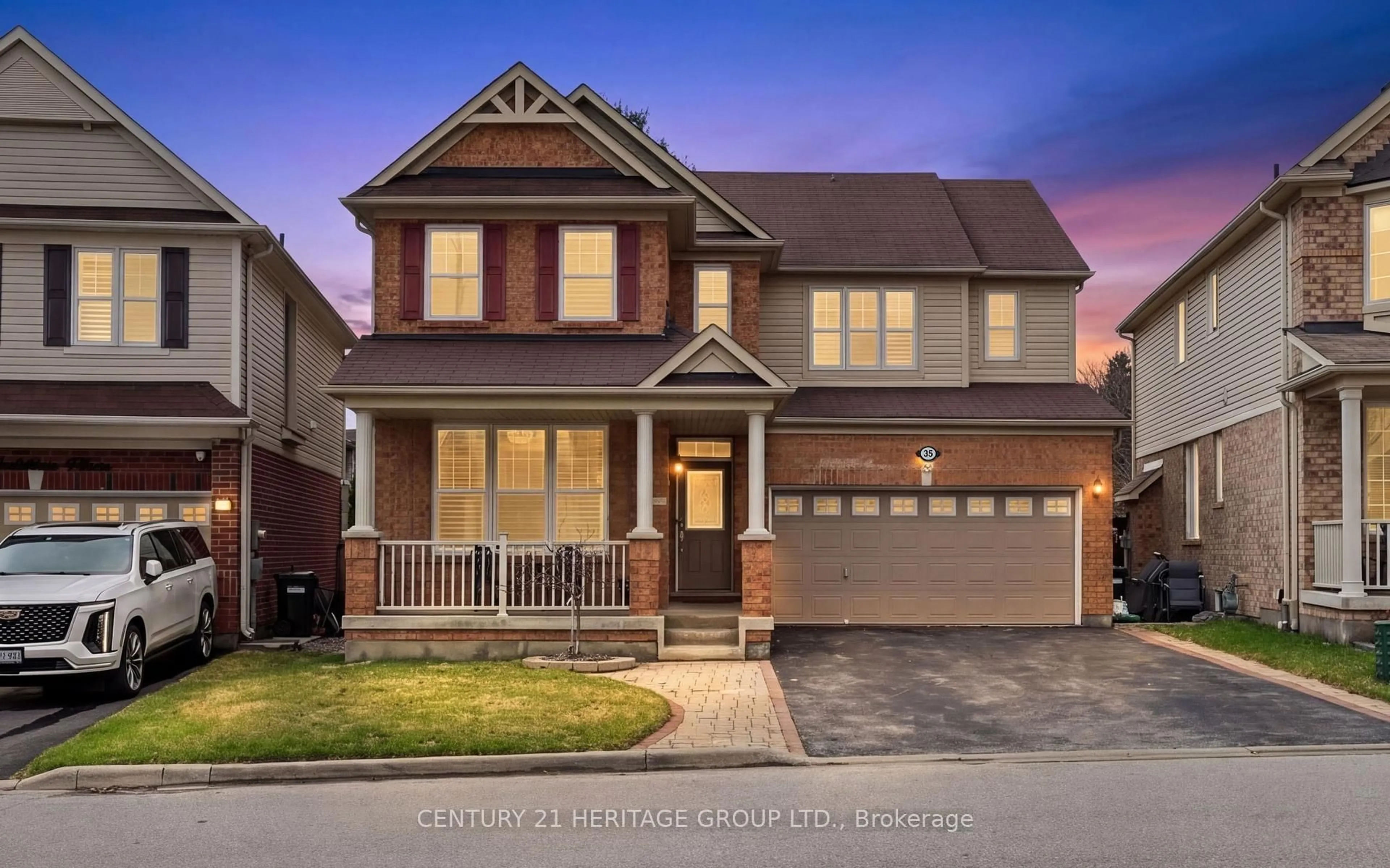 Home with brick exterior material, street for 35 Paddison Pl, New Tecumseth Ontario L9R 0J5